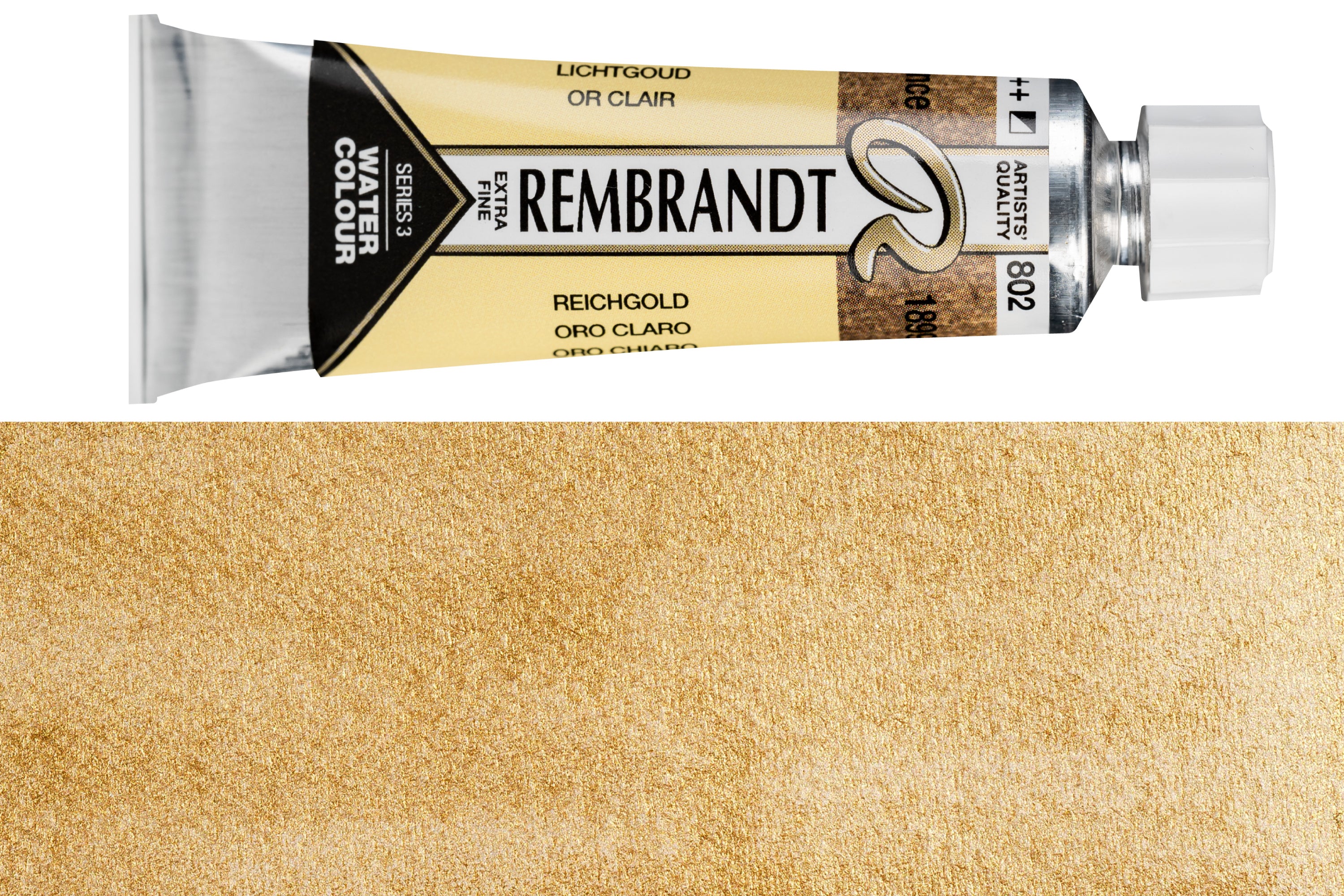 Rembrandt Watercolor, 10 mL, #802 Light Gold