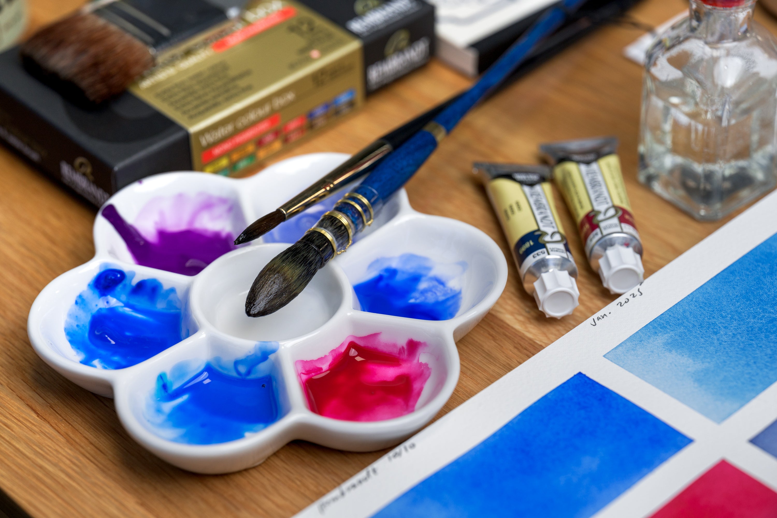 Rembrandt Watercolor, 10 mL, #306 Cadmium Red Deep