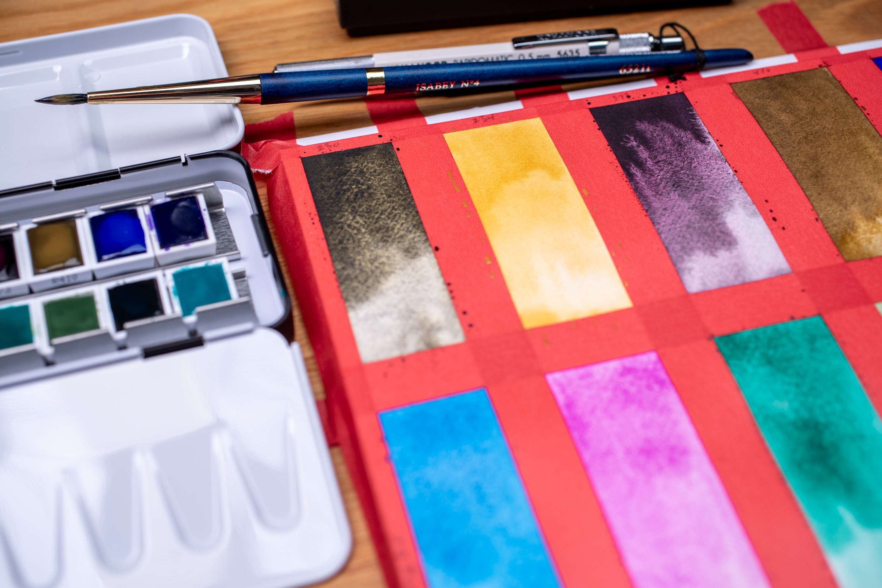 Rembrandt Watercolor, 10 mL, #306 Cadmium Red Deep