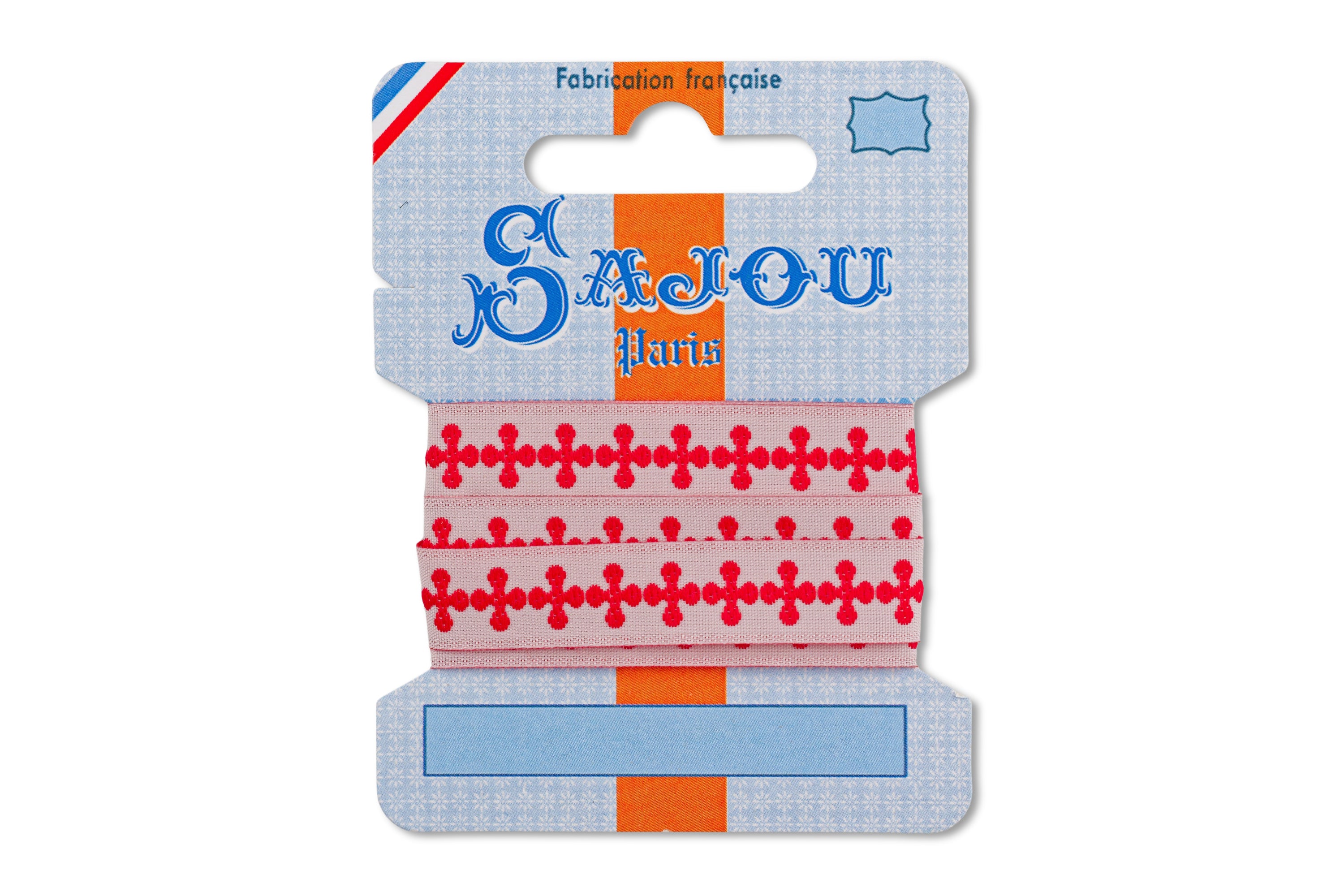 Saint-Étienne Woven Ribbon, Cross Pommee