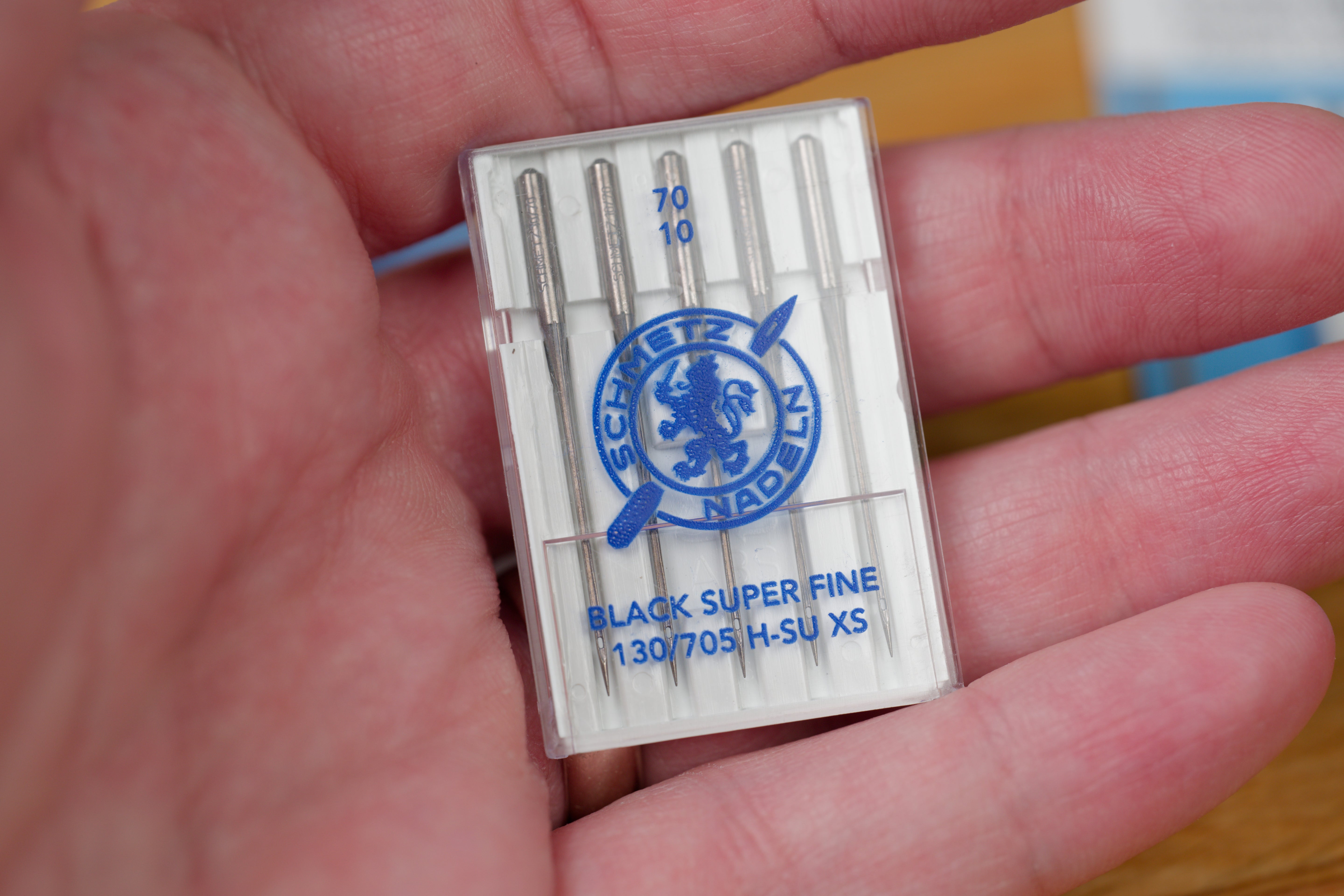 Super Fine Black Machine Needles, Set of 5