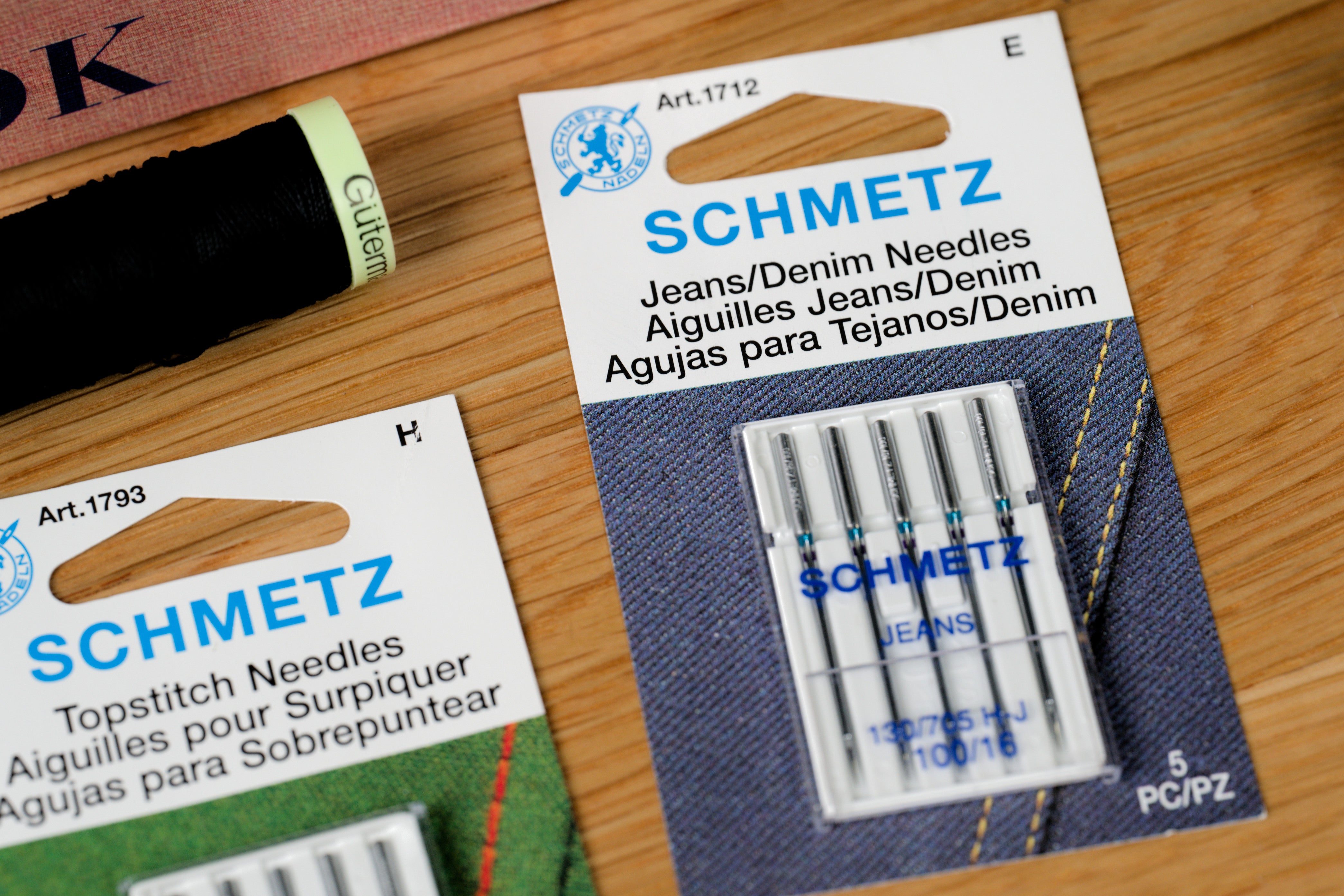 Denim Machine Needles, Set of 5