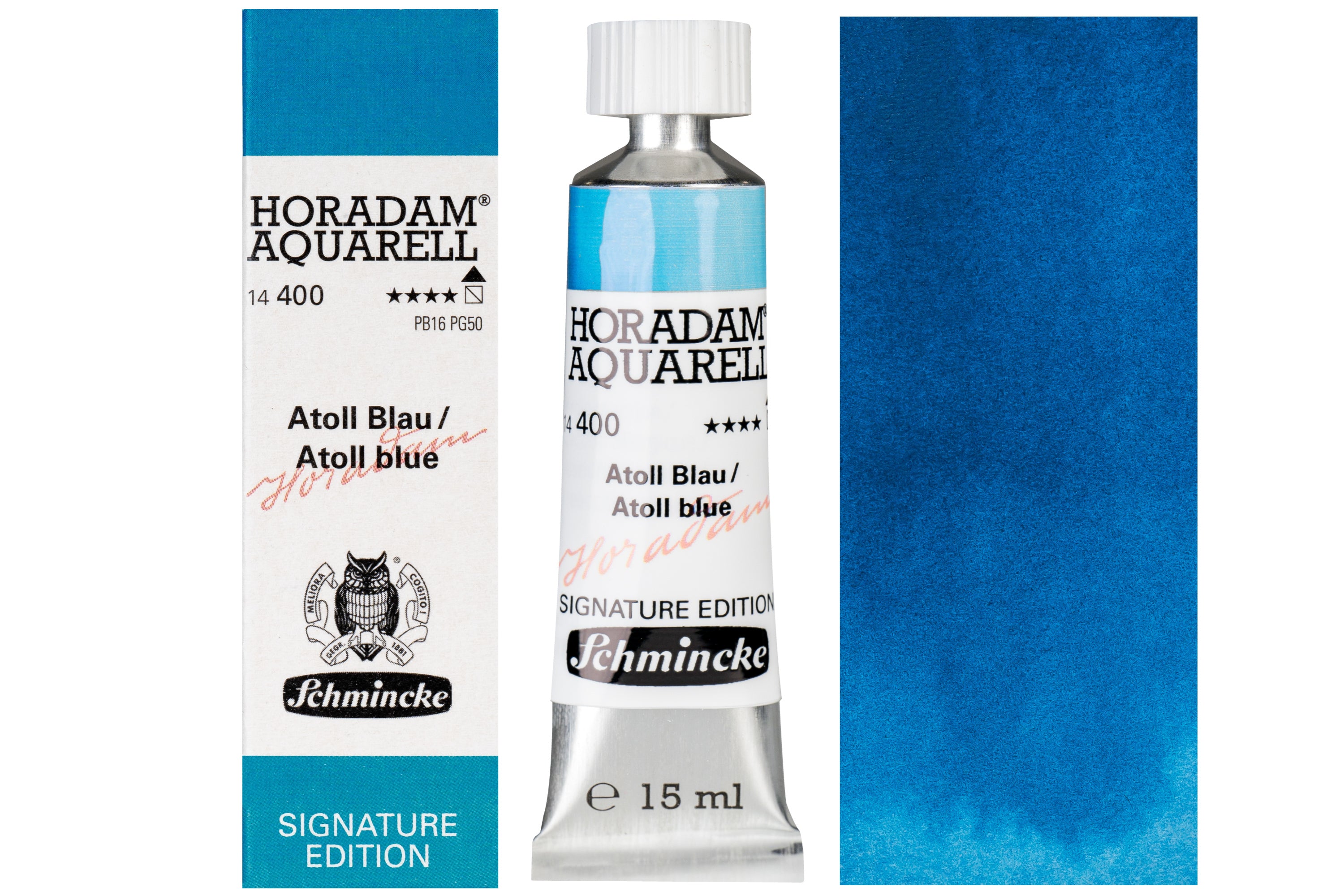 Schmincke Horadam Watercolors, Atoll Blue (Signature Edition)