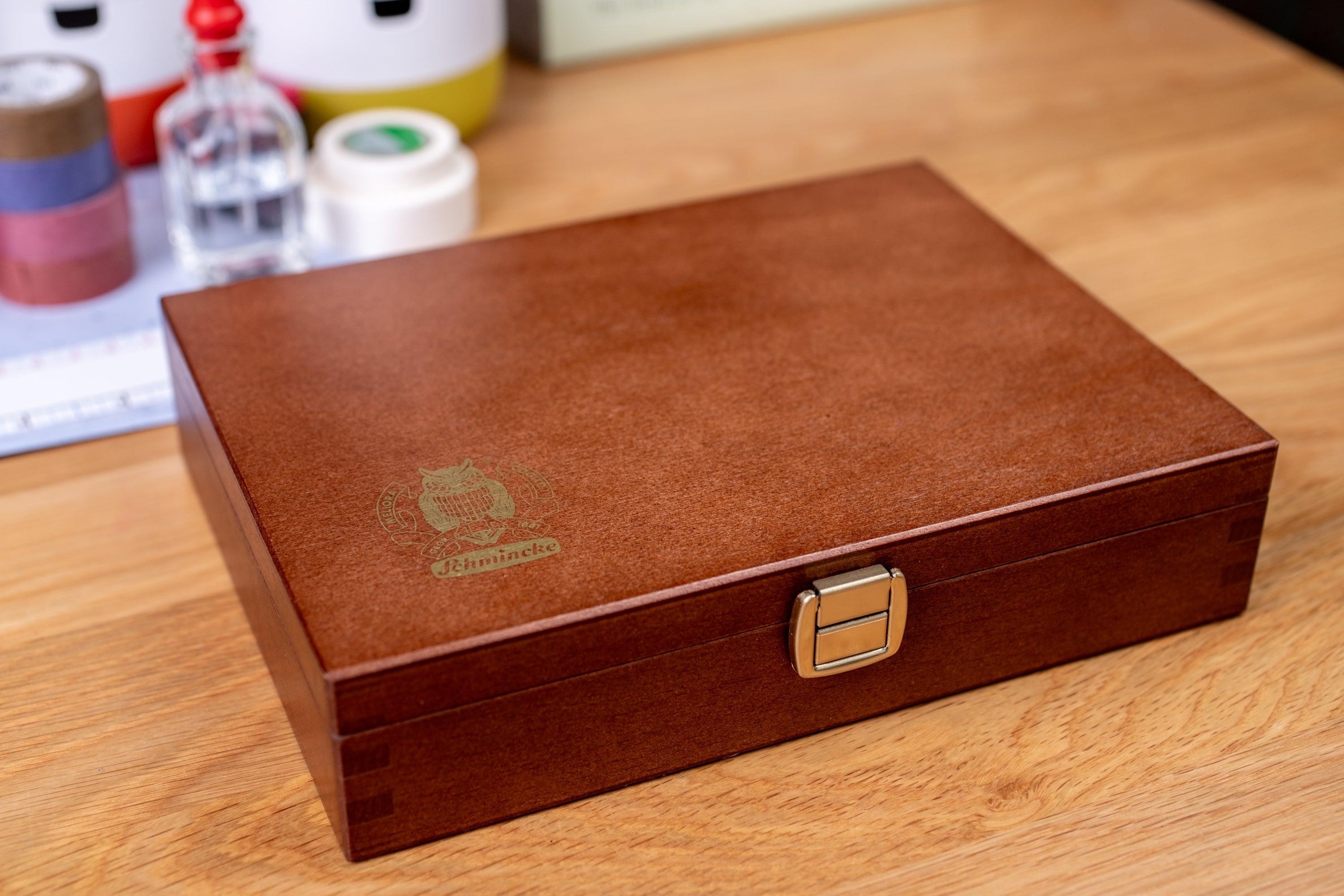 Horadam Watercolors, Wood Box of 24 Tubes with Palette