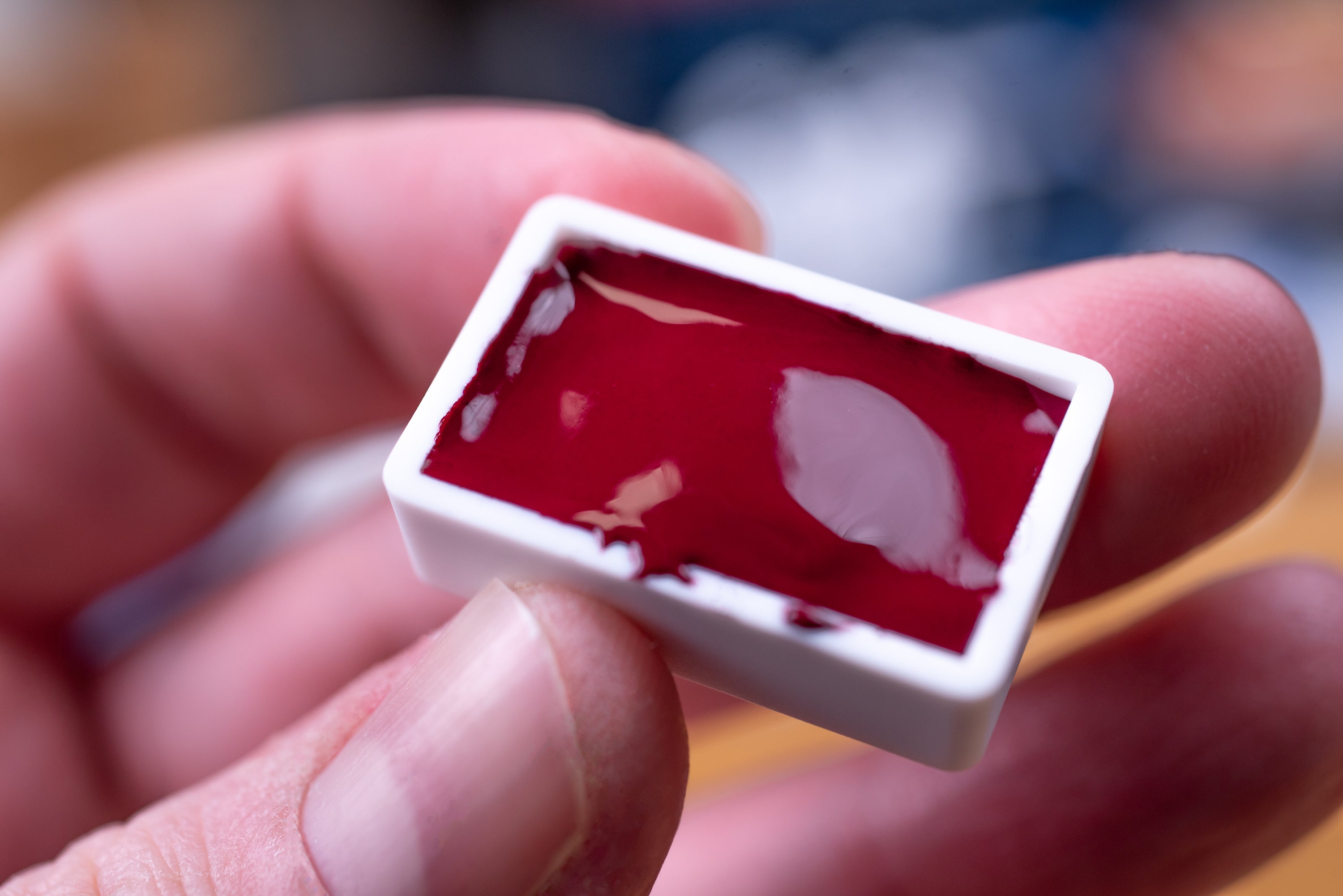 Empty Watercolor Full Pans, Set of 6