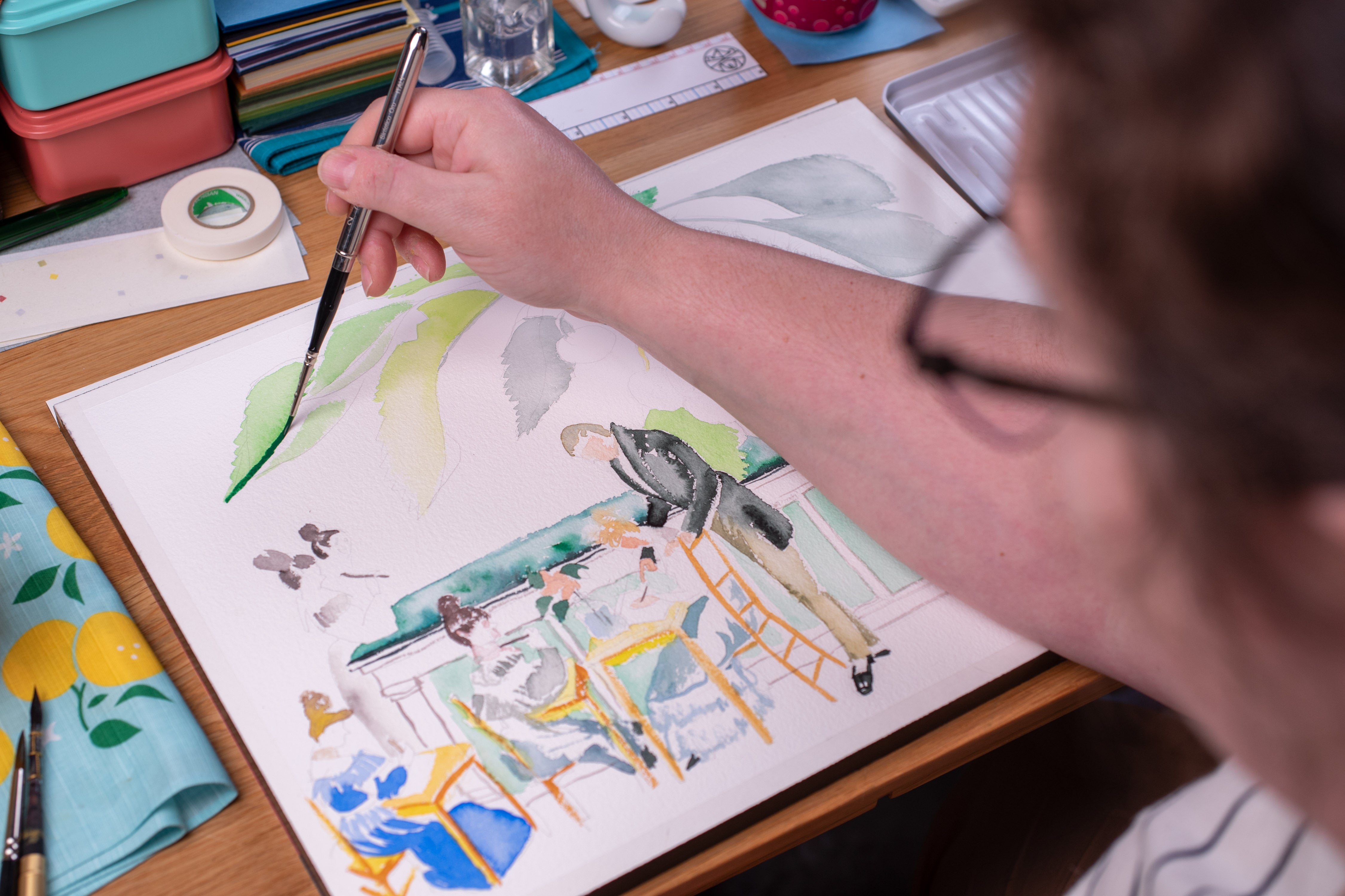 Horadam Watercolors, Floral Set of 12