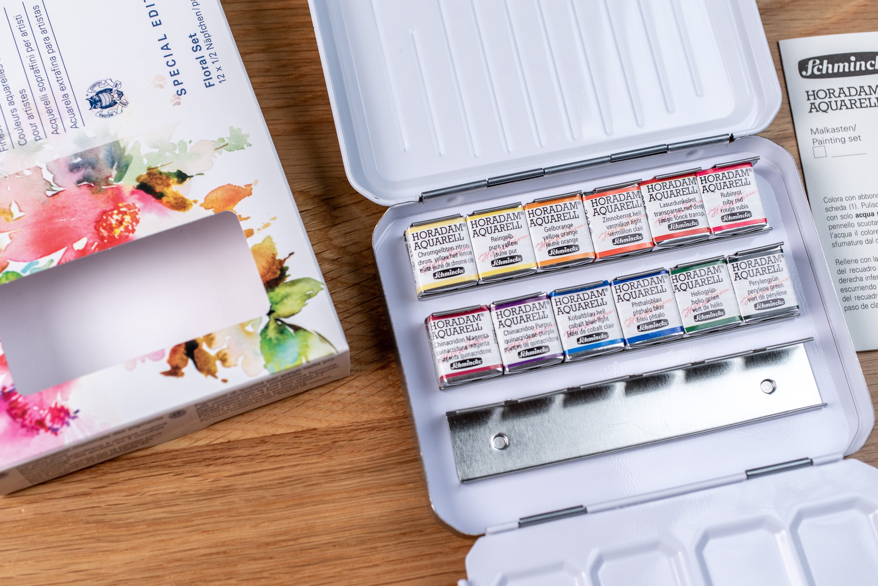 Horadam Watercolors, Floral Set of 12