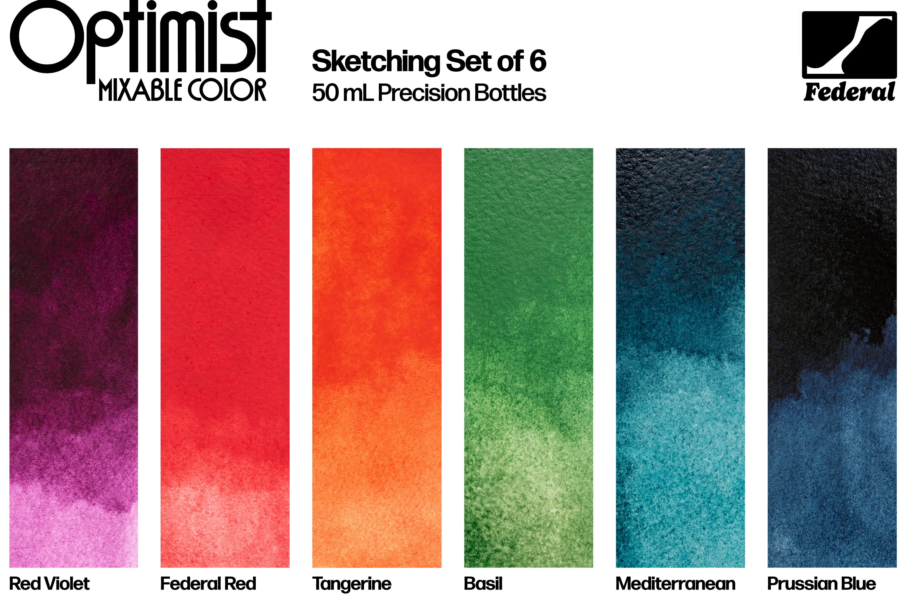 Optimist Pigment Ink, Sketching Set of 6