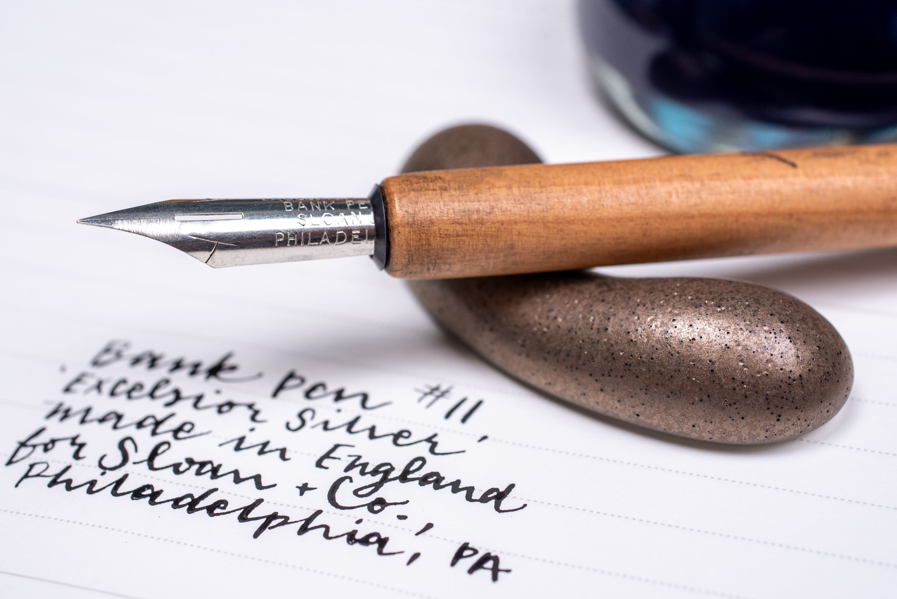 Excelsior Silver Bank Pen #11 (Vintage)