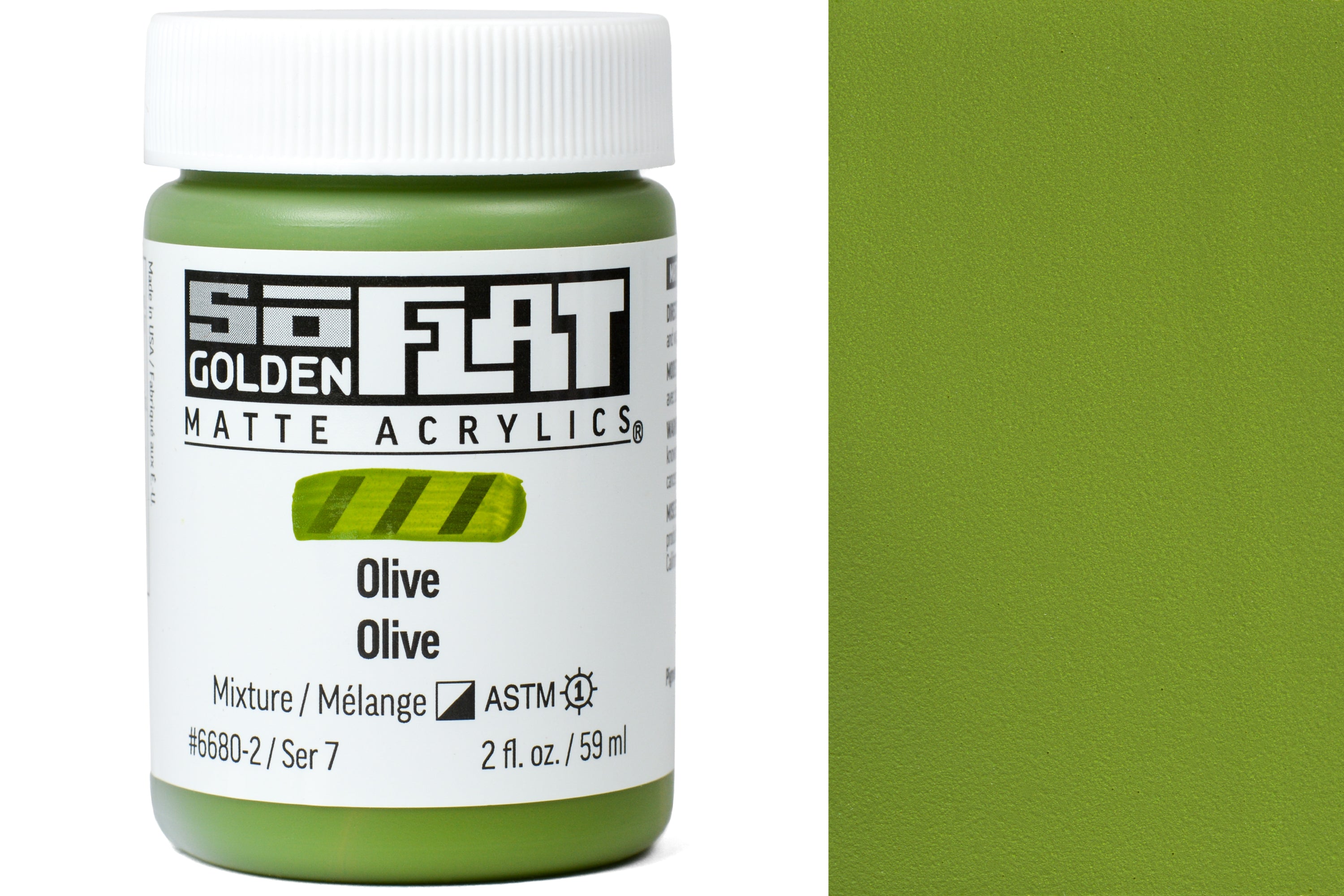 Golden SoFlat Matte Acrylics, Olive