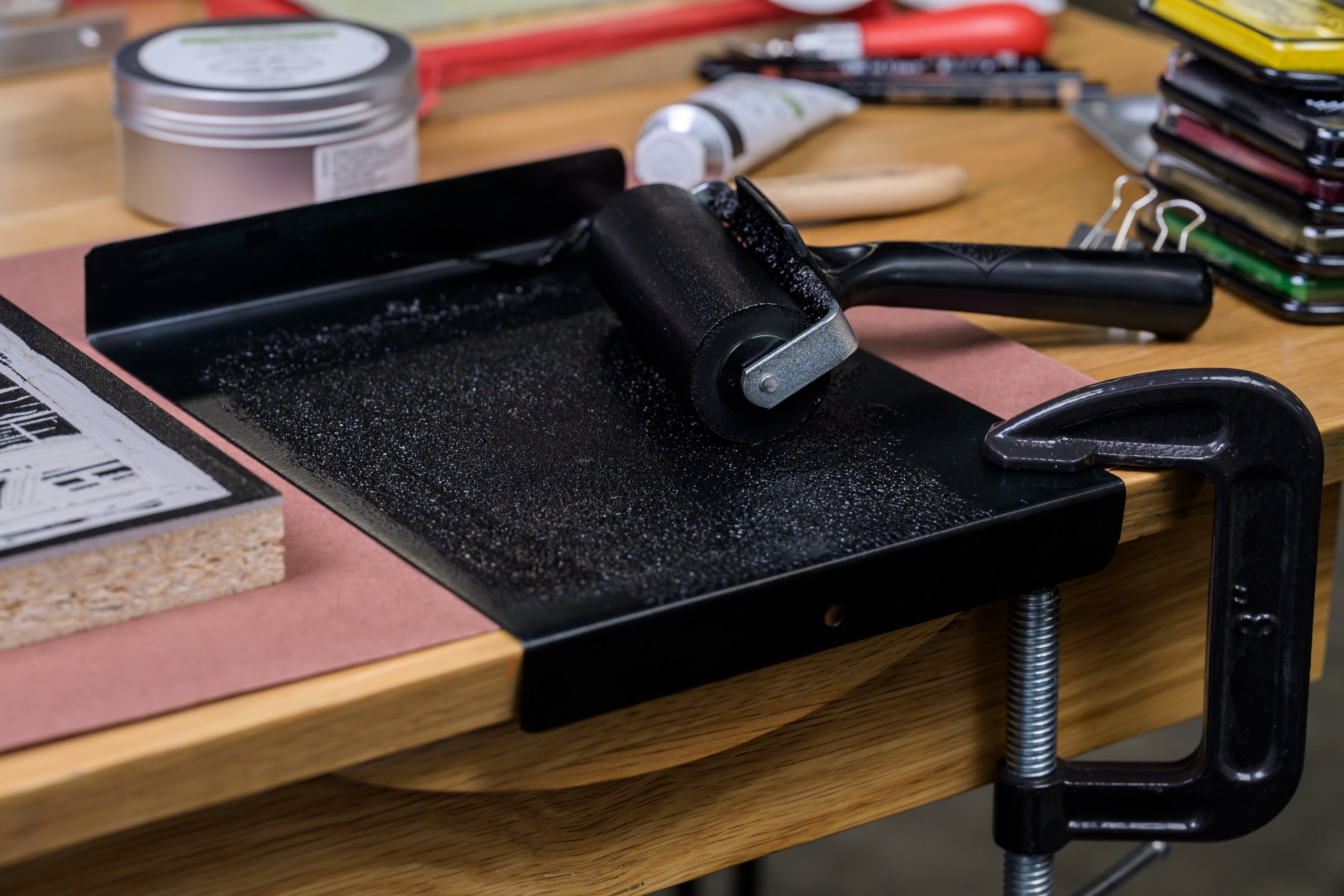2-in-1 Inking Plate + Bench Hook