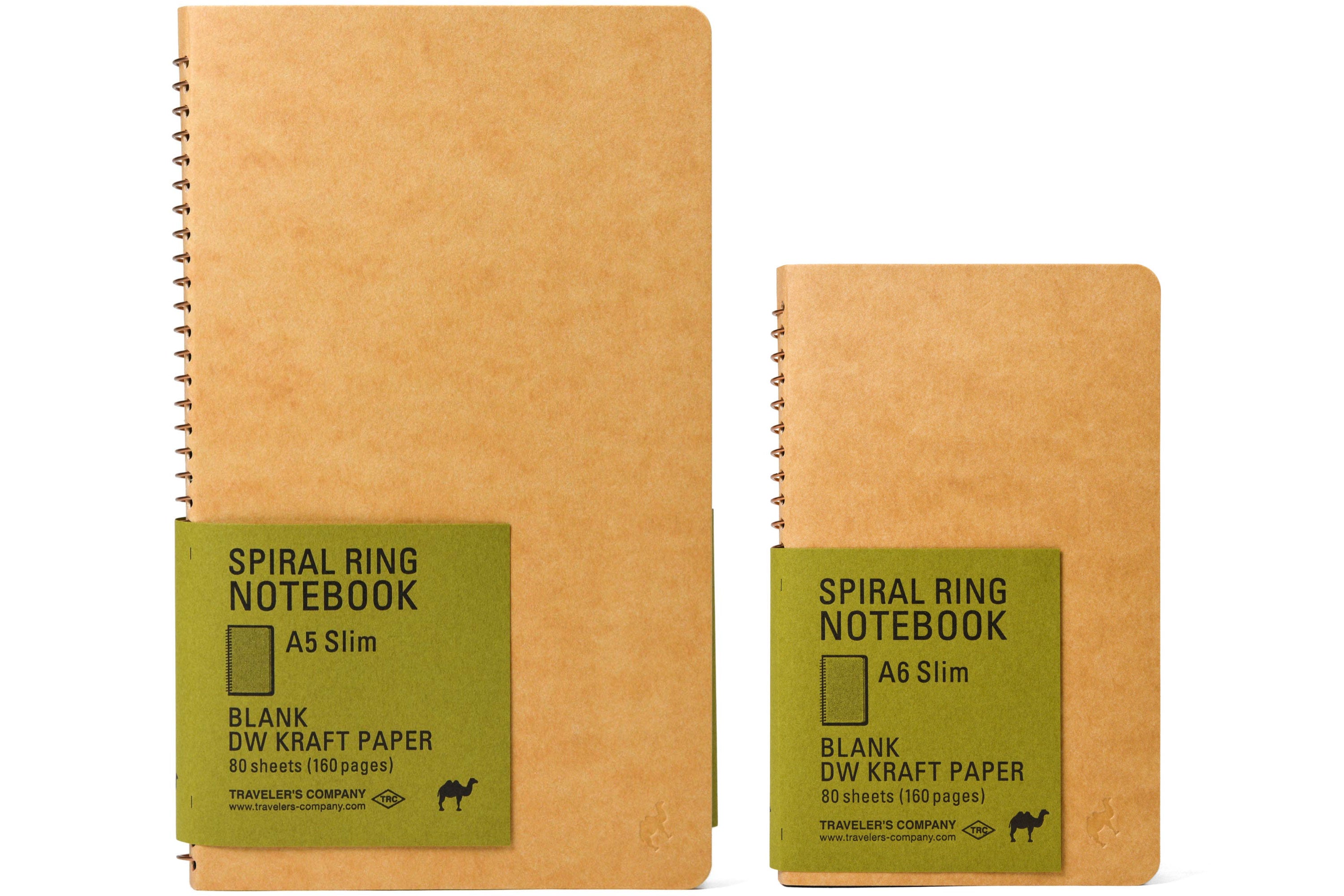 Spiral Ring Notebook, DW Kraft Paper