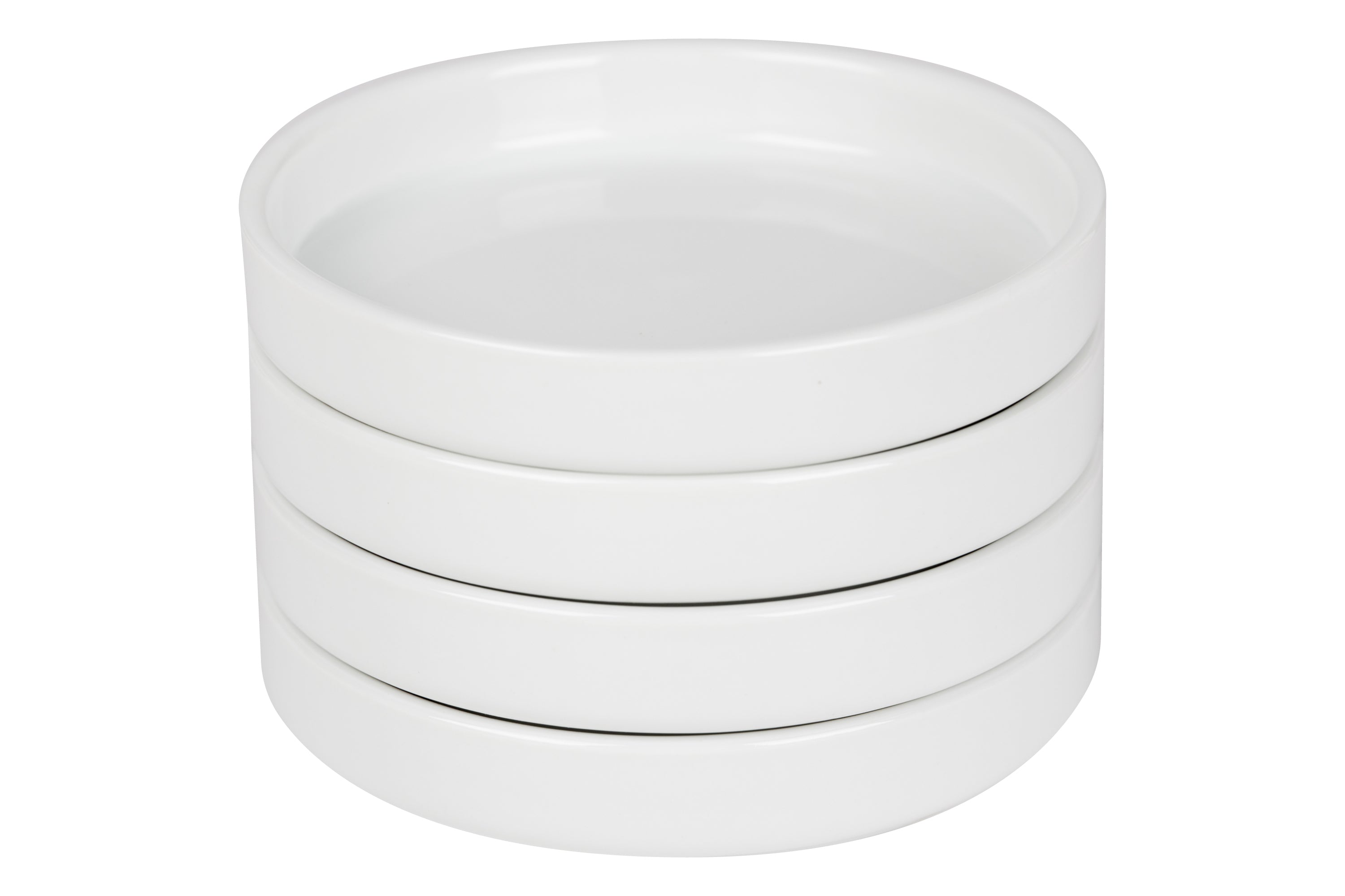 4" Porcelain Palettes, Stacking Set of 4