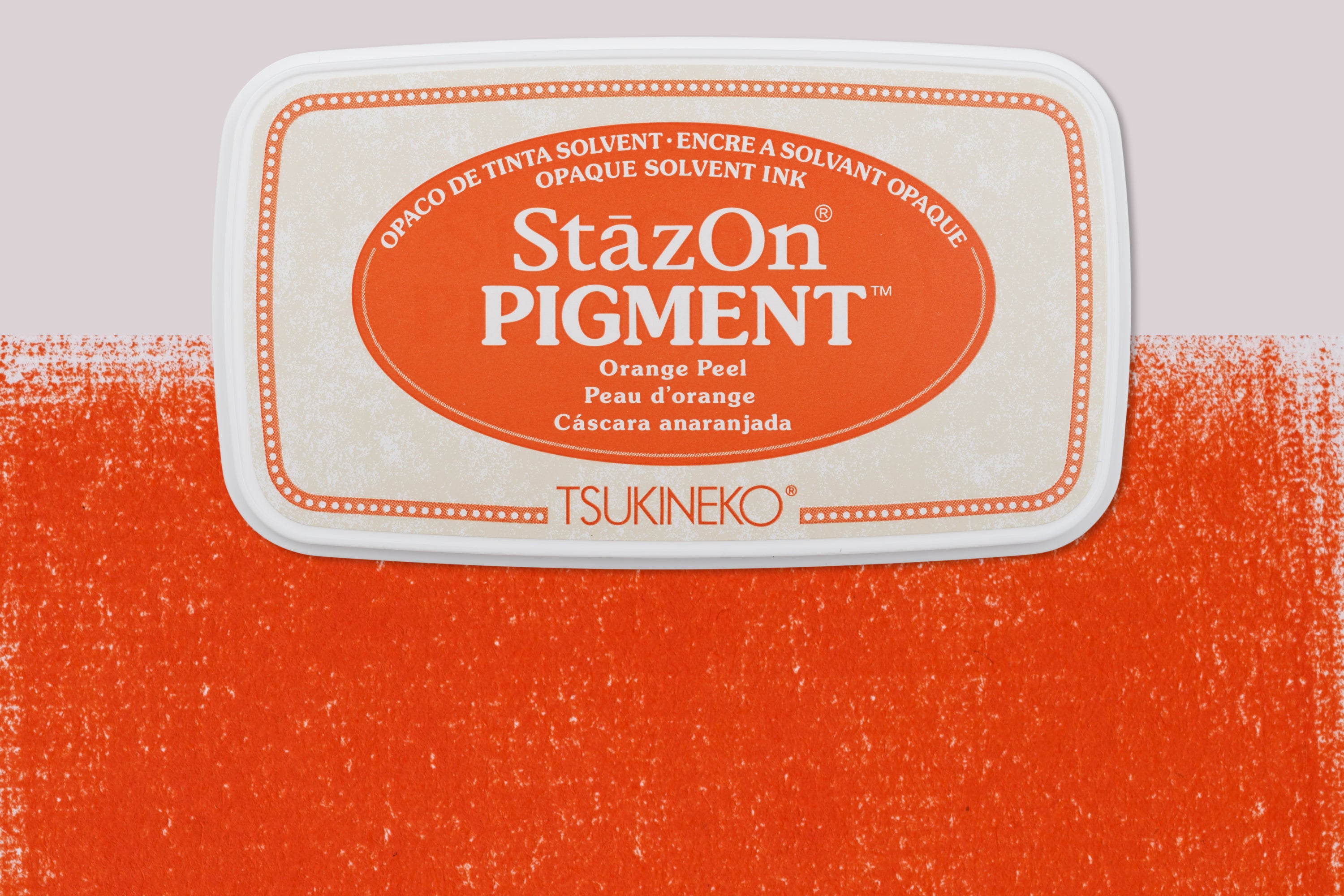 StazOn All-Surface Pigment Ink Pad, Orange Peel