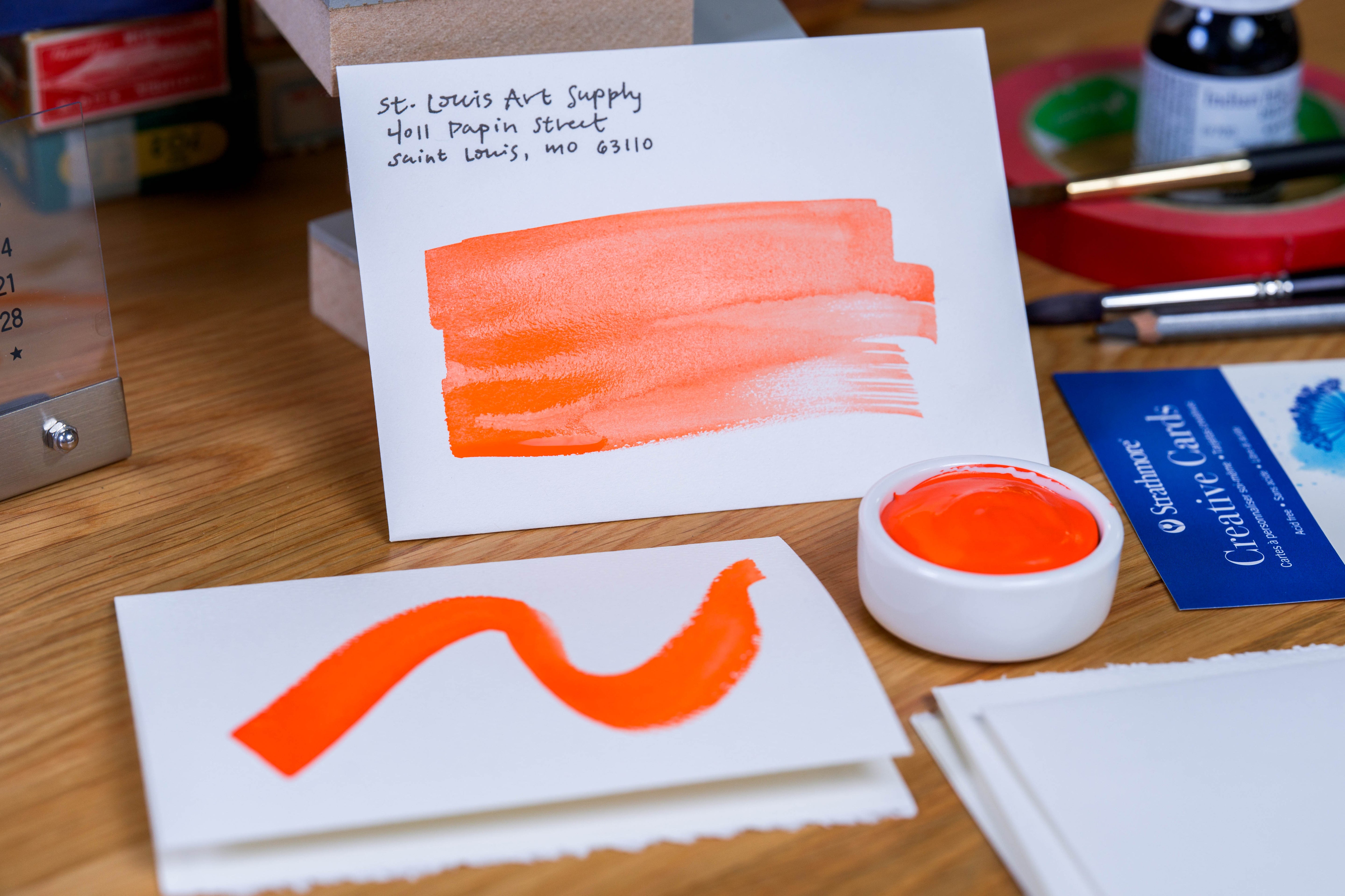 Strathmore Creative Cards, Bright White, Announcement Size