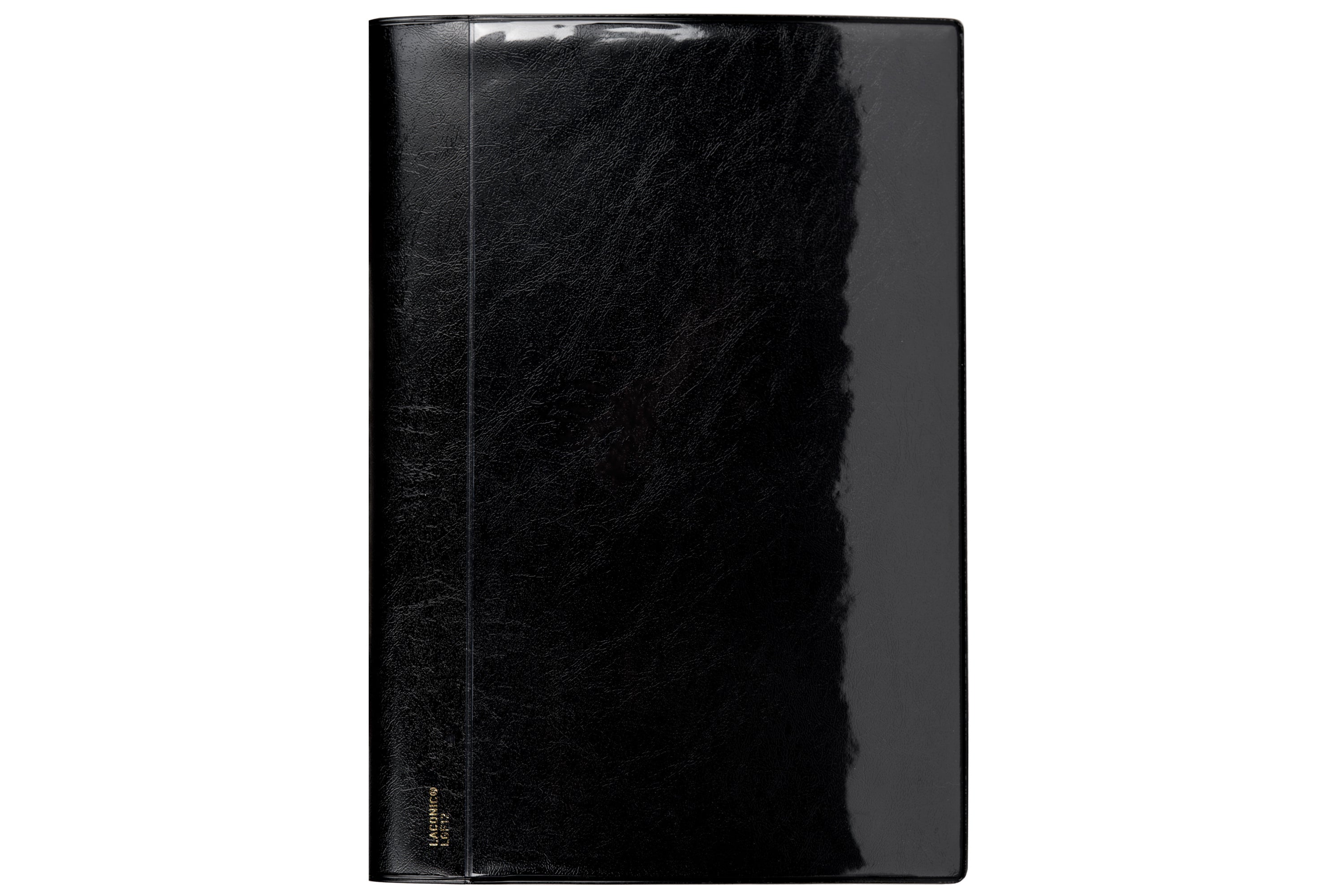 Laconic Style Notebook Cover, Black