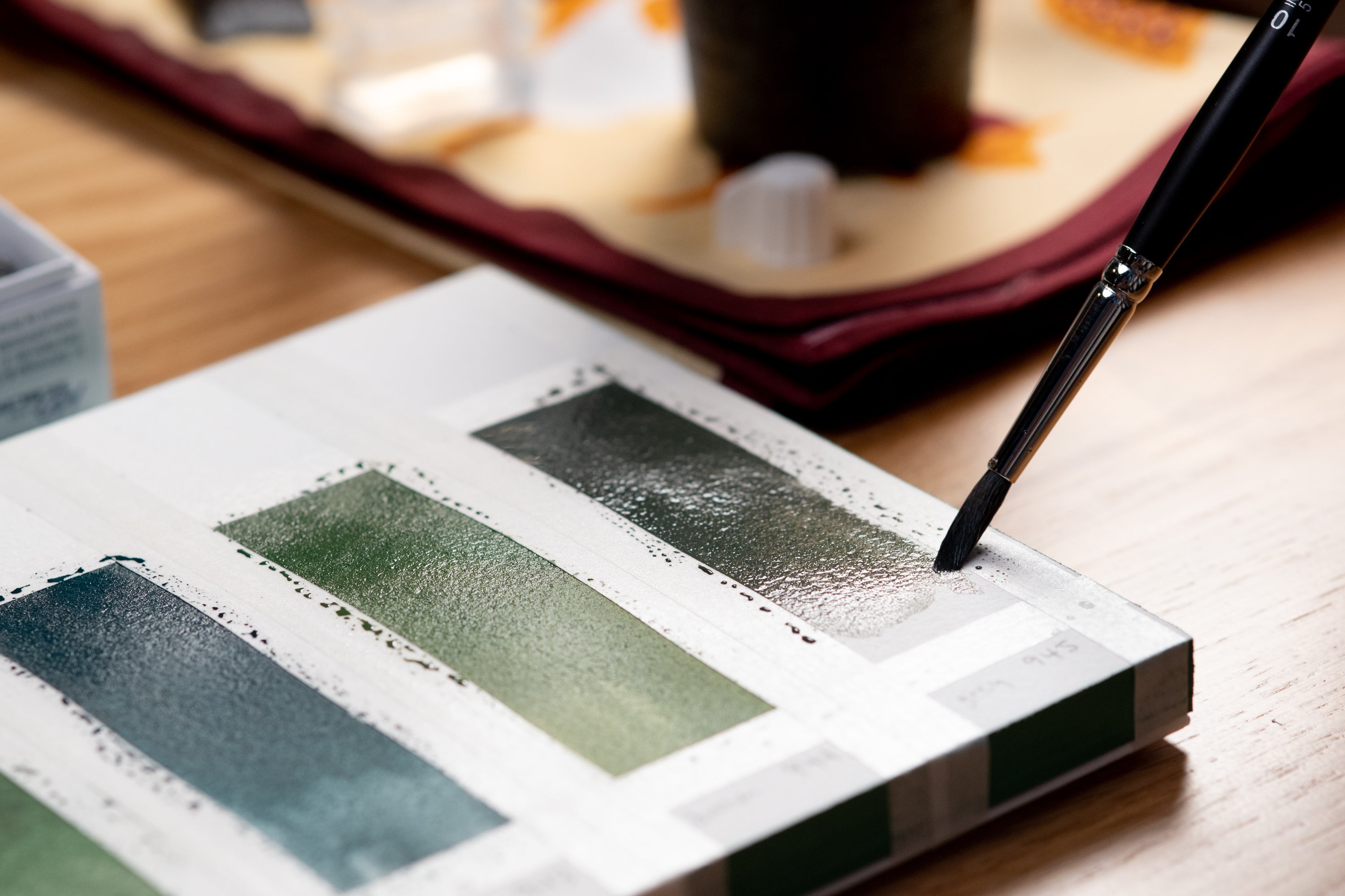 Schmincke - Supergranulation Watercolor Dot Card, 40 Colors - St. Louis Art Supply