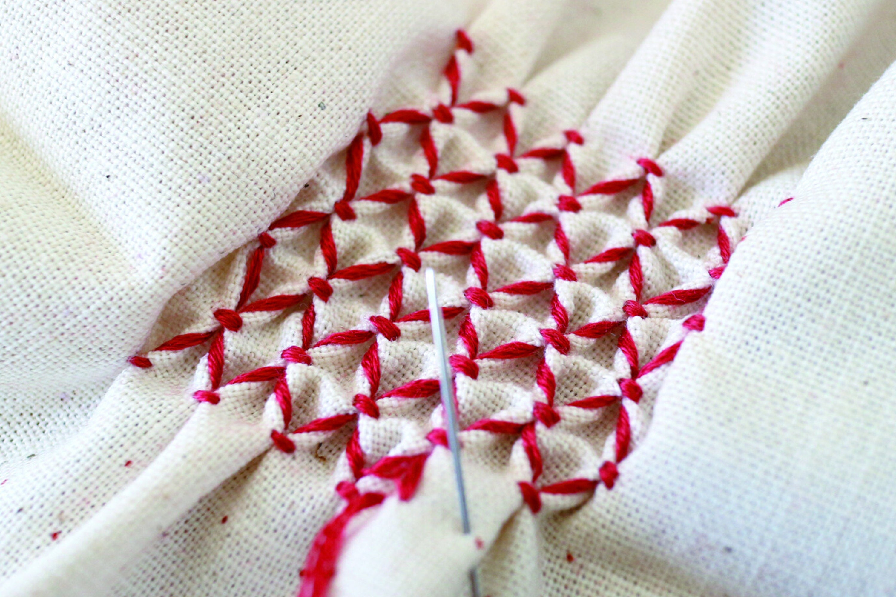 Sashiko Dot Grid Template