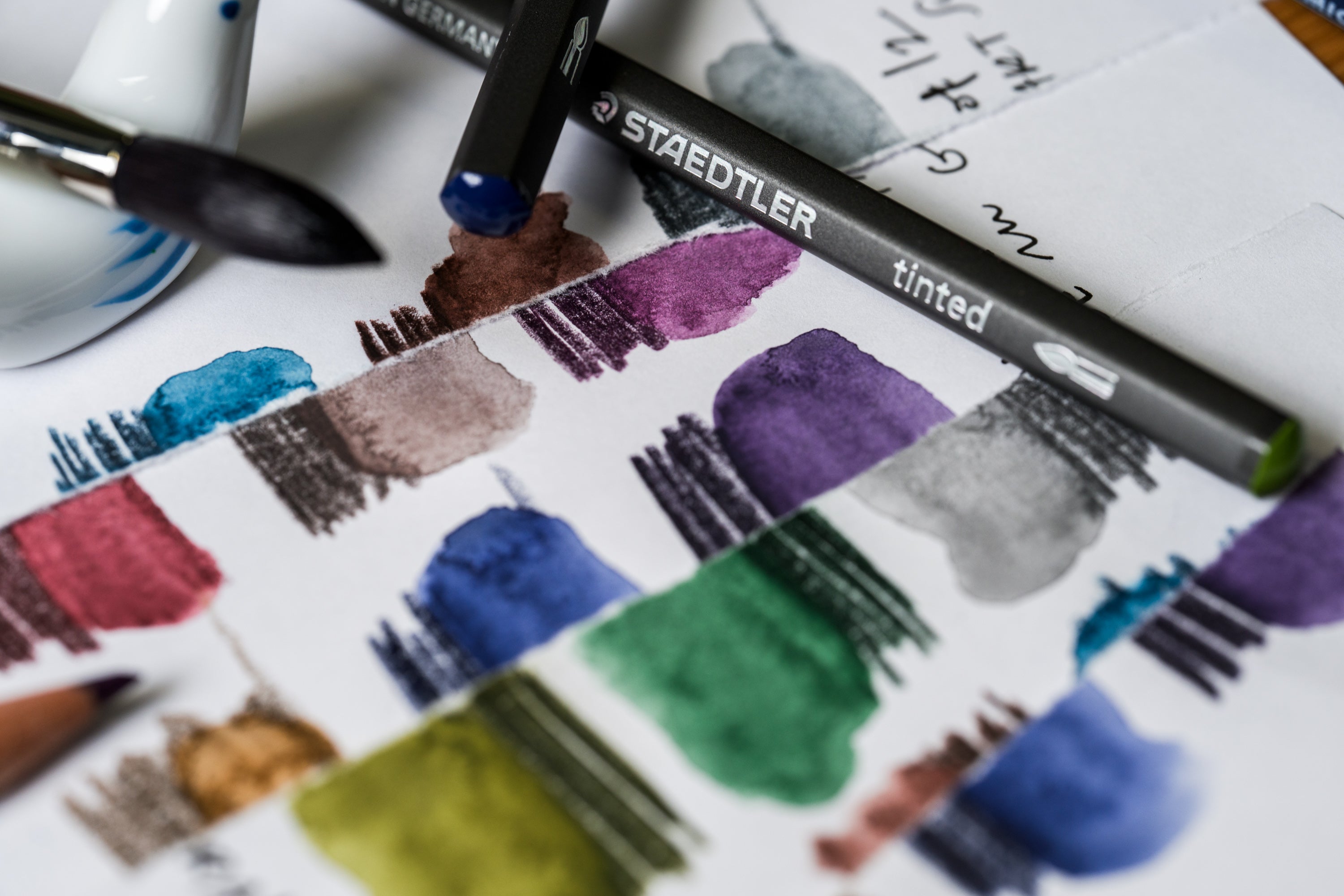 Tinted Graphite Pencils, Set of 12