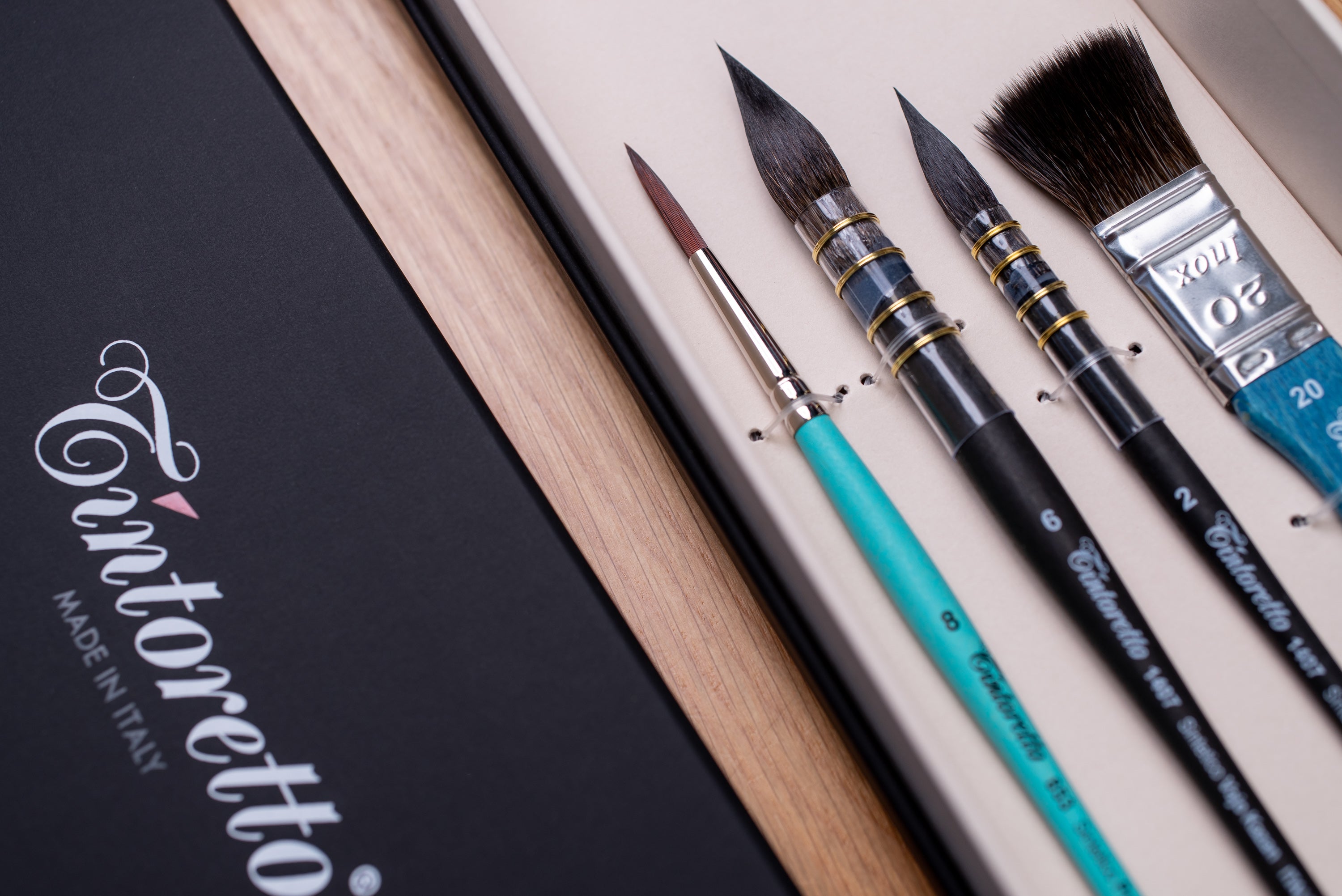 Tintoretto ⨉ Janet Pulcho Signature Watercolor Brush Set