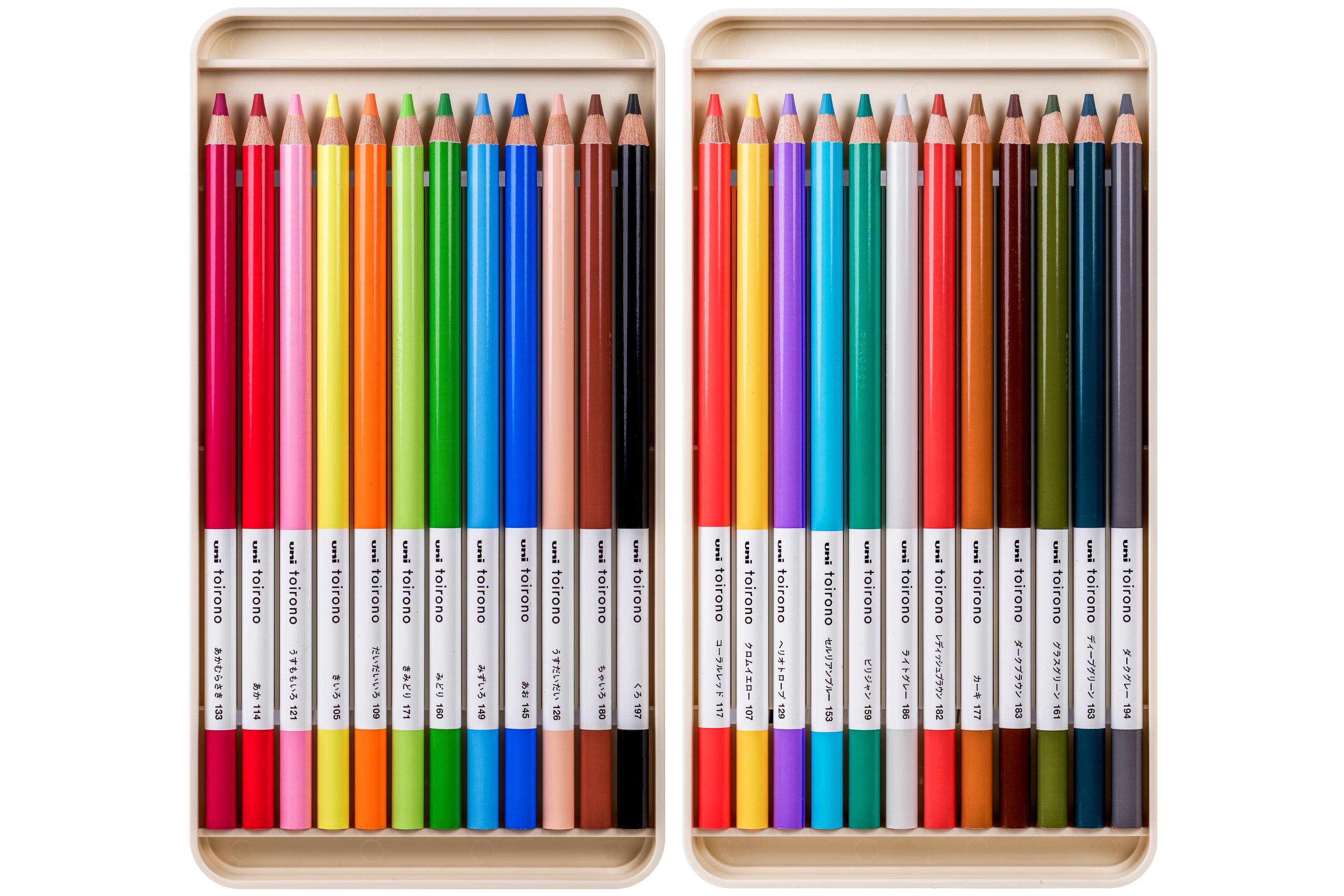 Toirono Colored Pencils, Set of 24