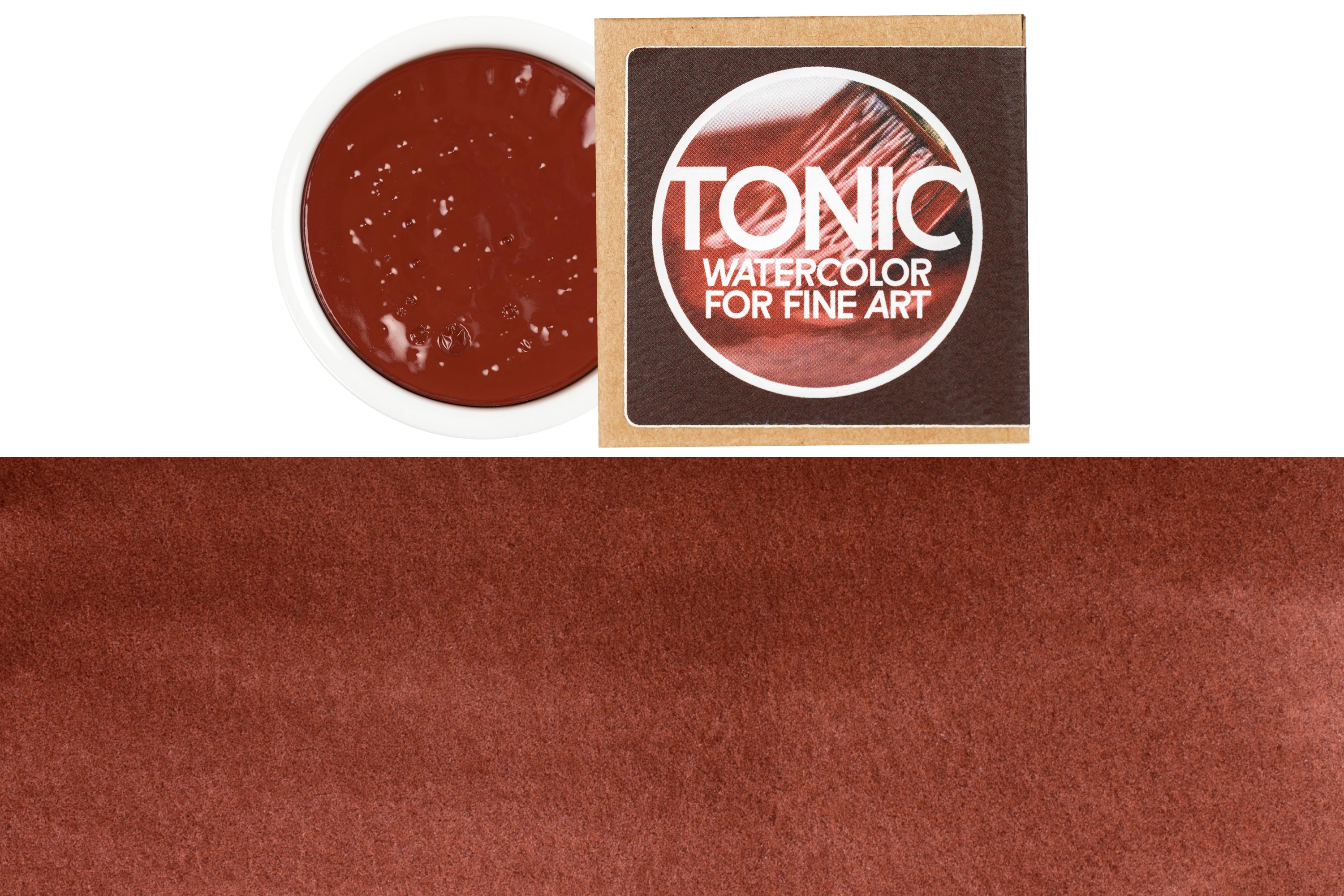 Tonic Watercolor, Porcelain Pan, #012 Oxide Red