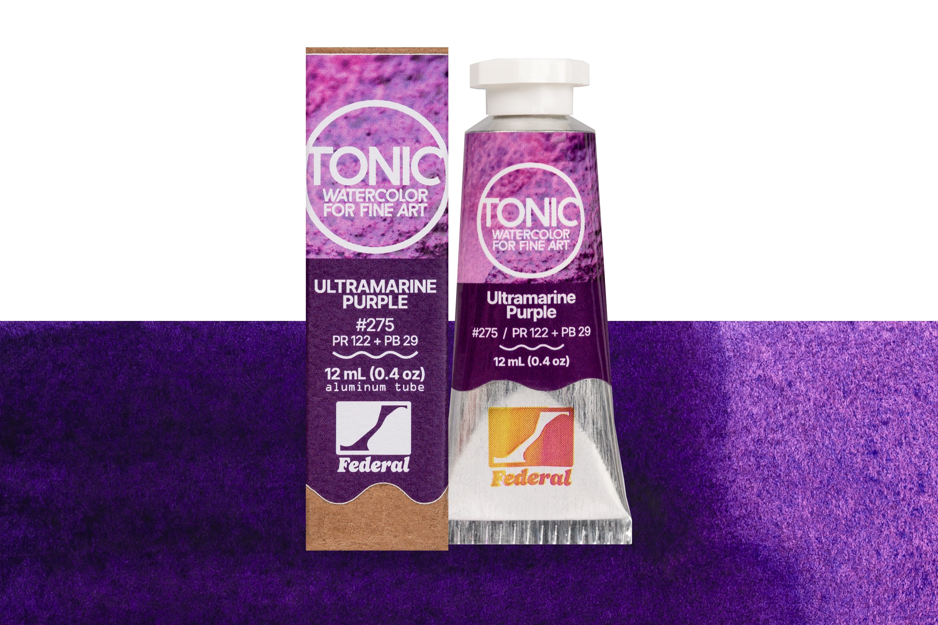 Tonic Watercolor, 12 mL Tube, #275 Ultramarine Purple