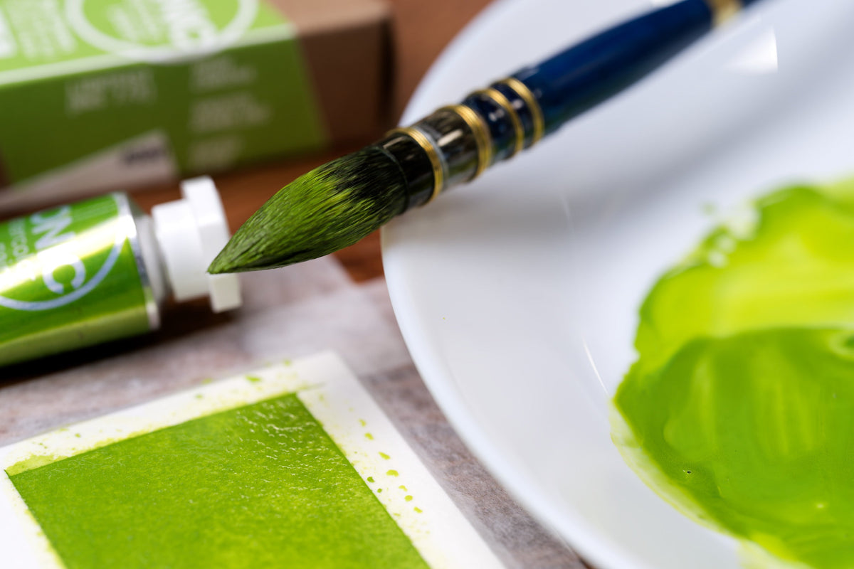 Tonic Watercolor, Porcelain Pan, #080 Sap Green