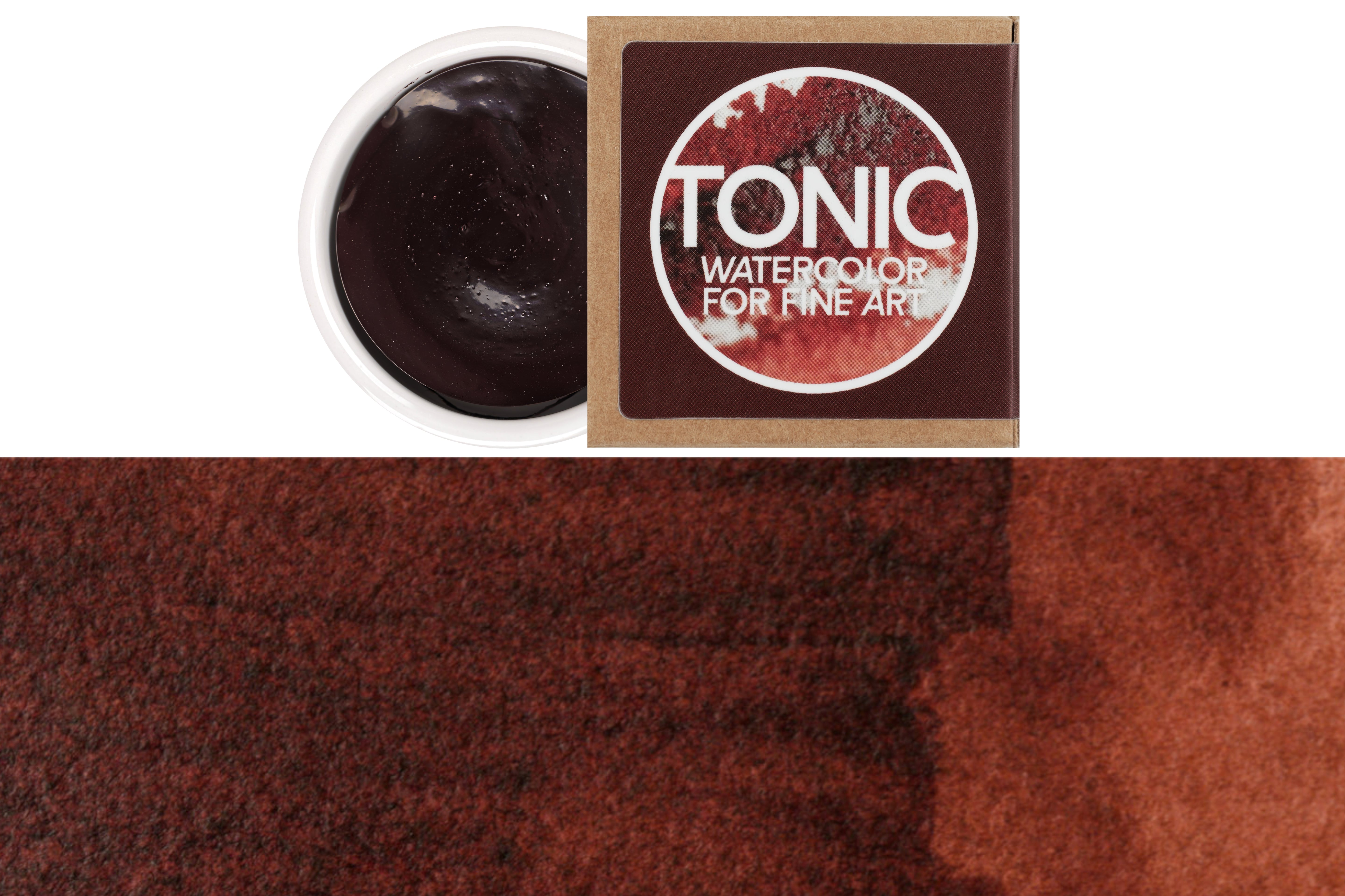Tonic Watercolor, Porcelain Pan, #010 Azo Brown