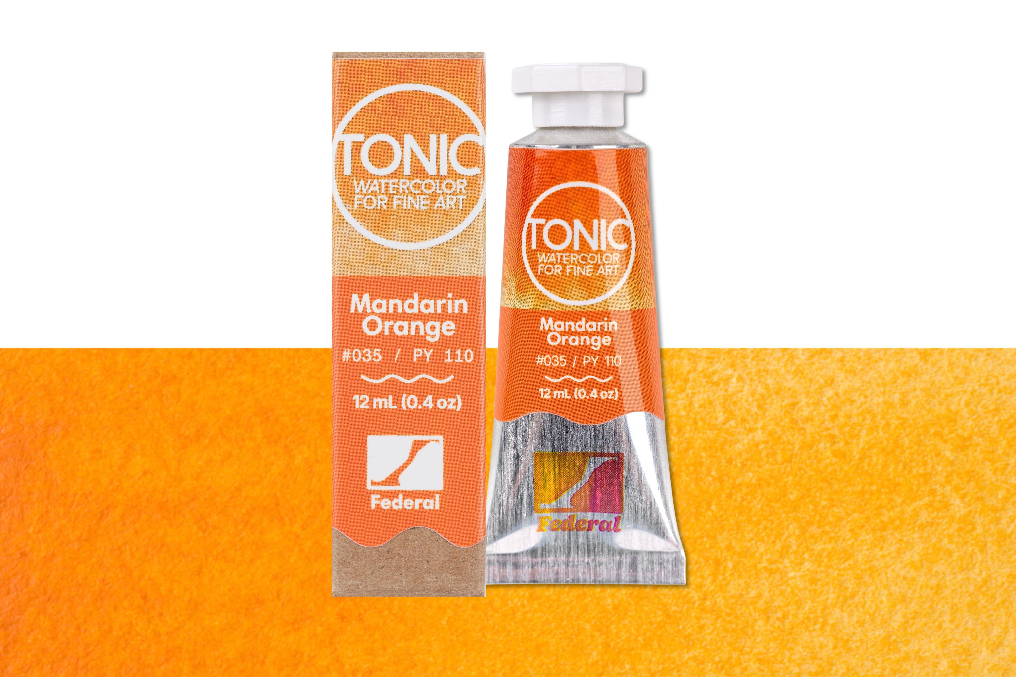 Tonic Watercolor, 12 mL Tube, #035 Mandarin Orange