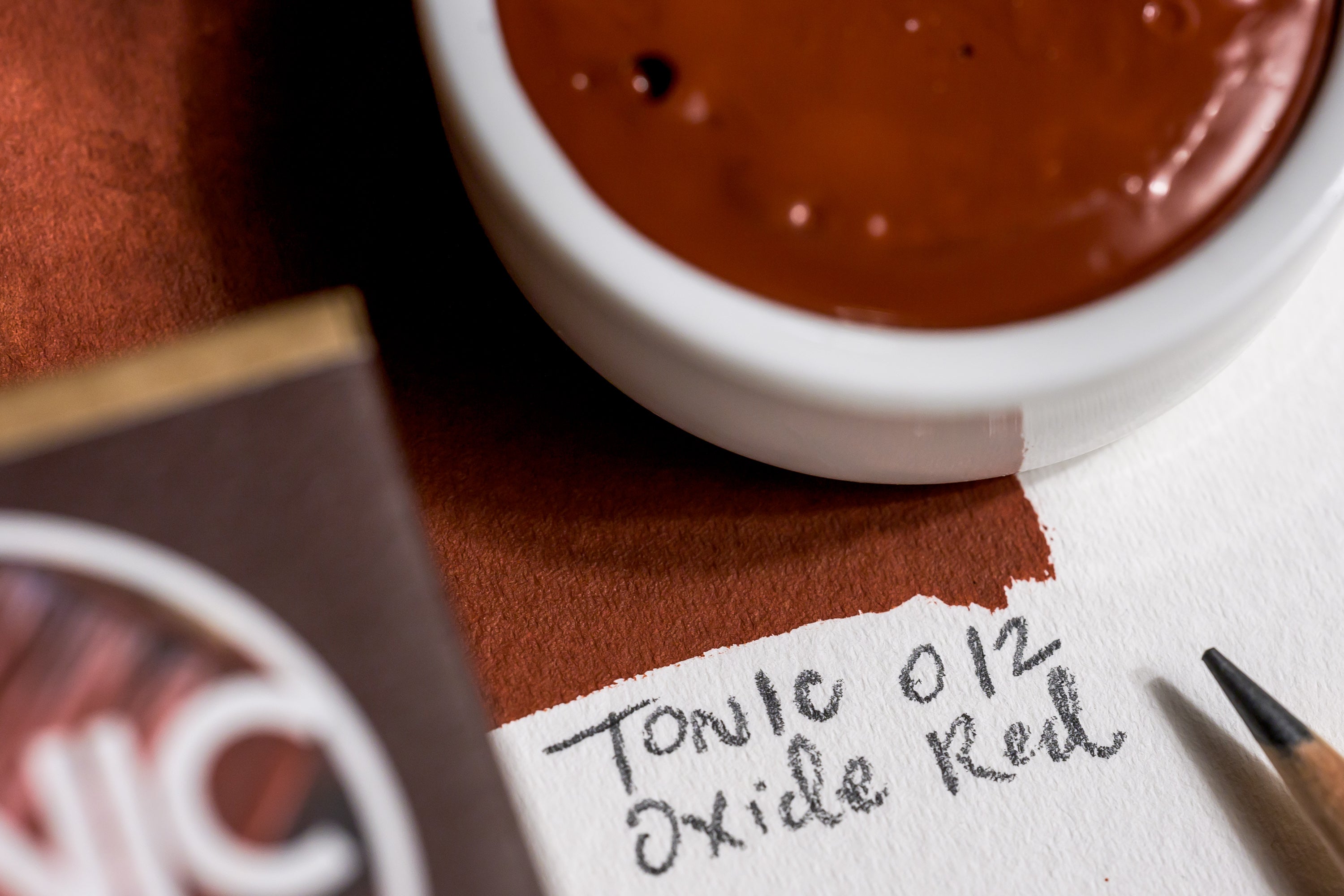 Tonic Watercolor, Porcelain Pan, #012 Oxide Red