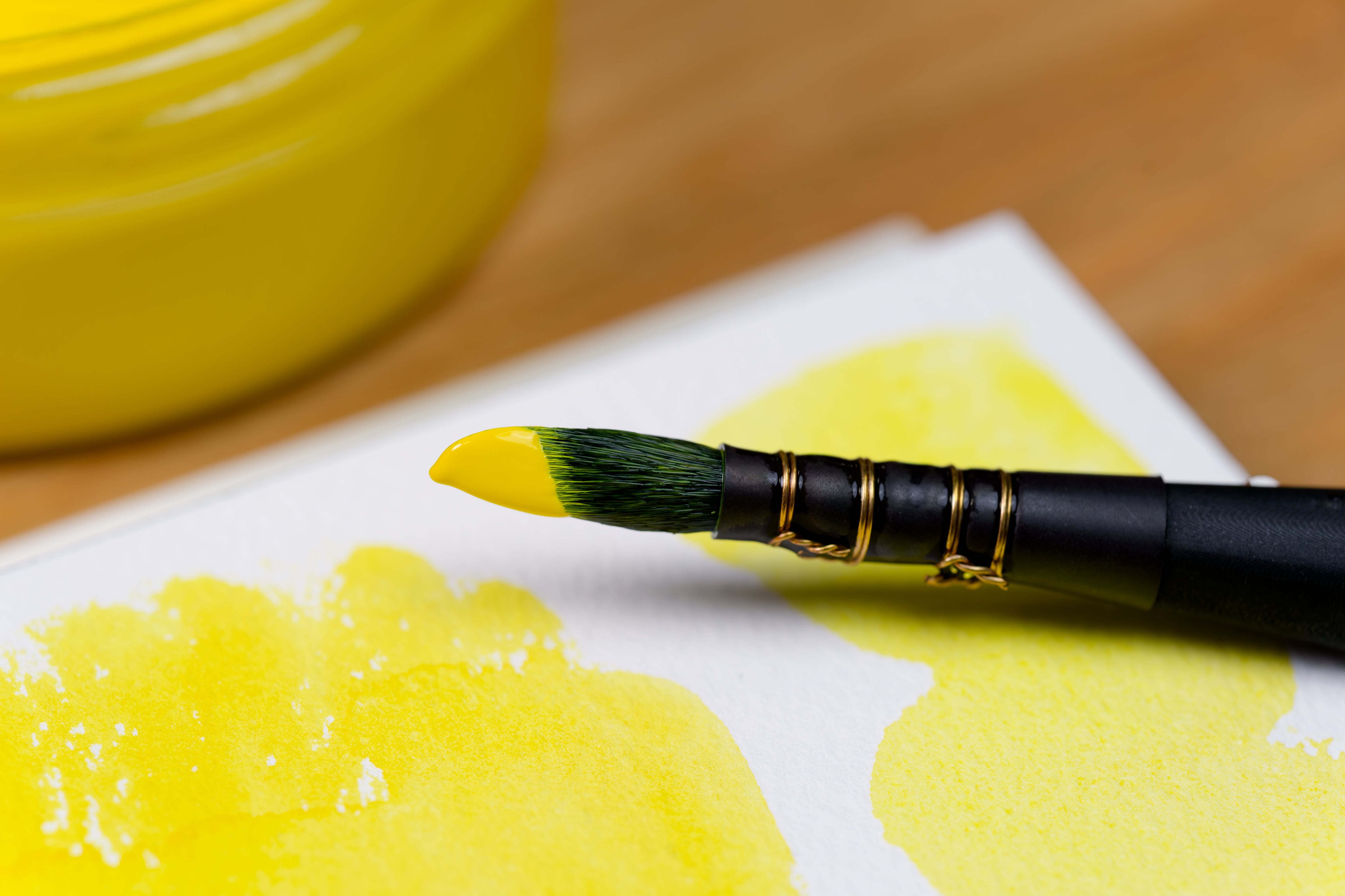 Tonic Watercolor, Porcelain Pan, #055 Utopian Yellow