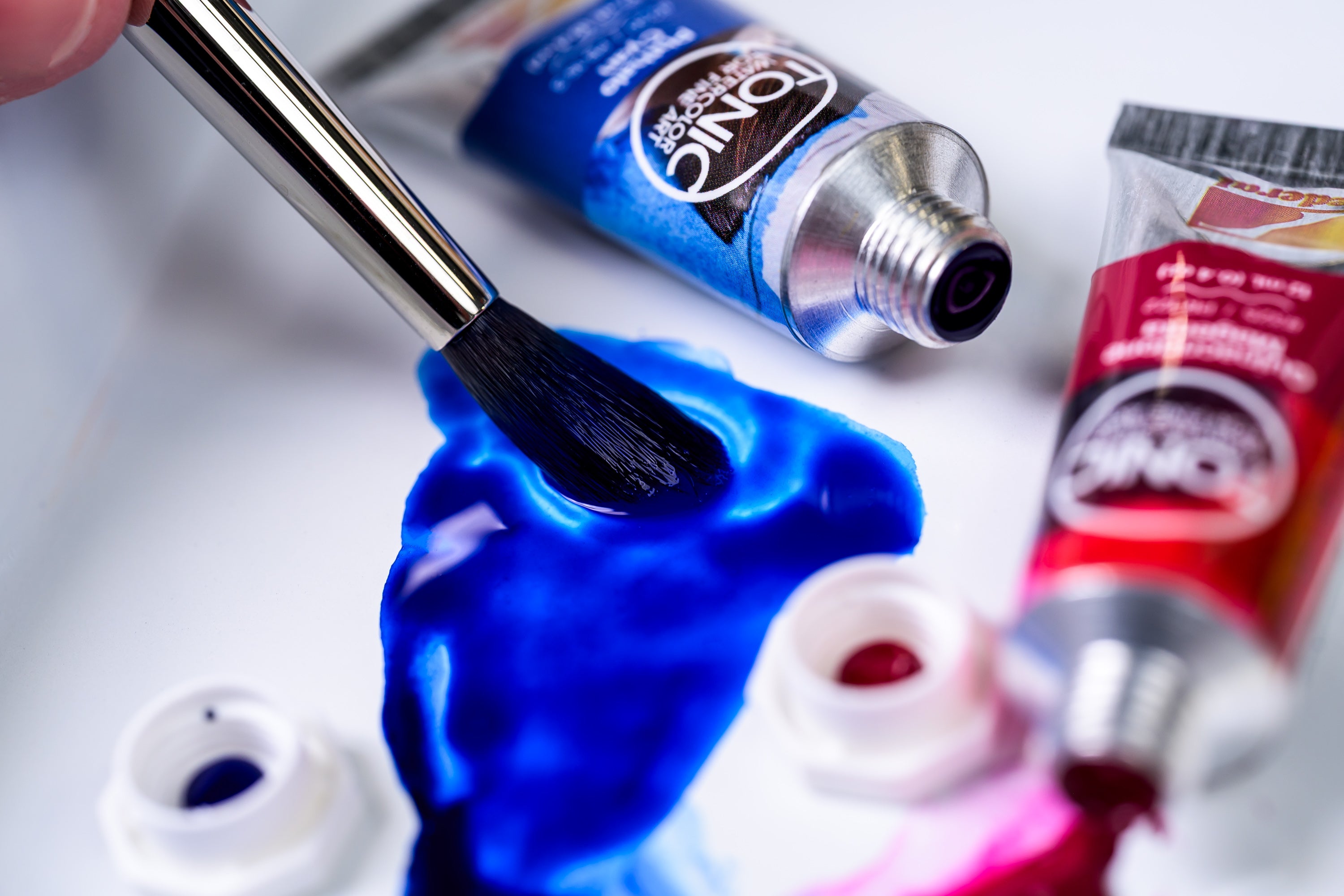 Tonic Watercolor, Porcelain Pan, #265 Dioxazine Violet