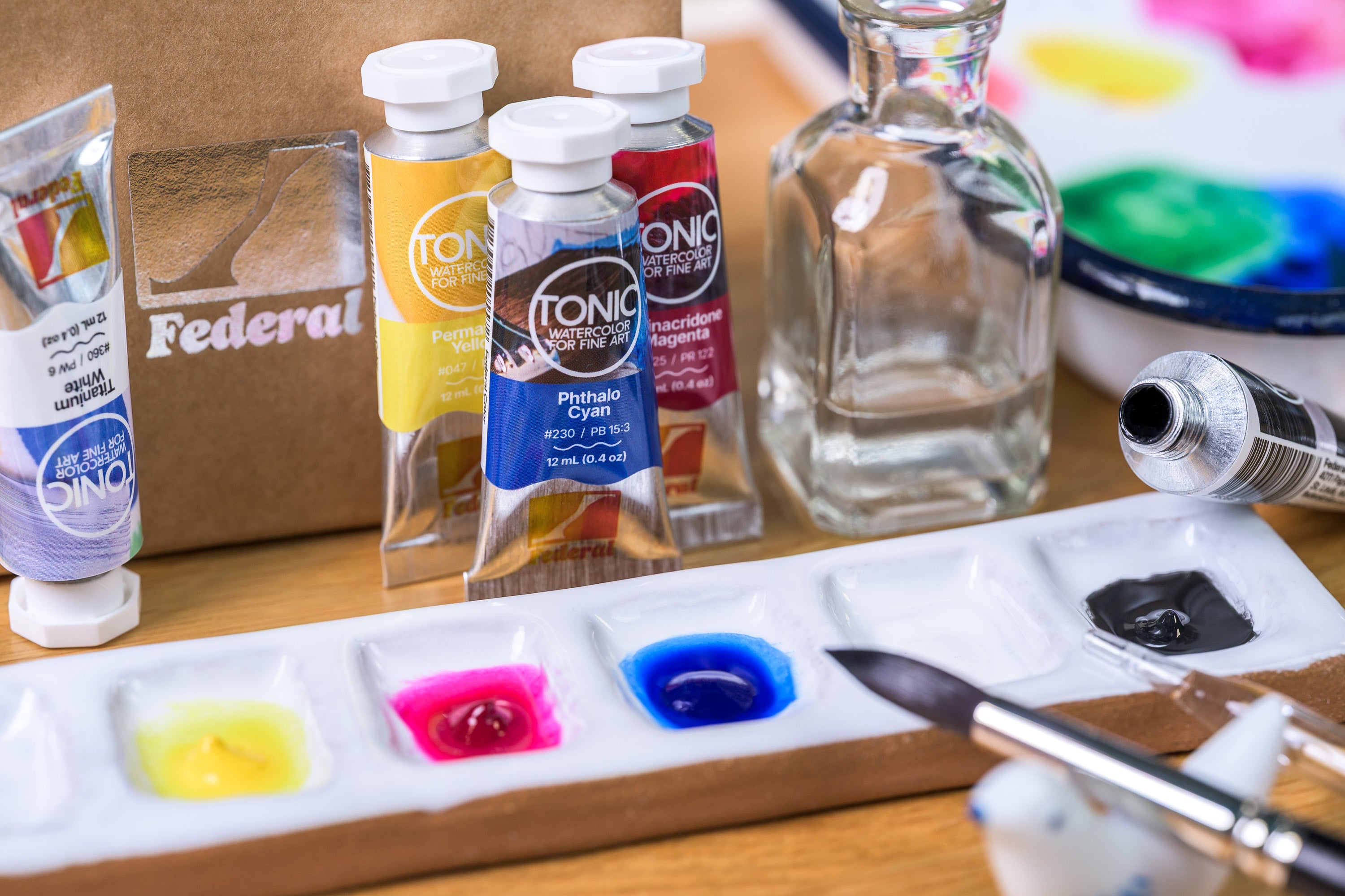 Tonic Watercolor, 12 mL Tubes, Modern Mixing Set of 5