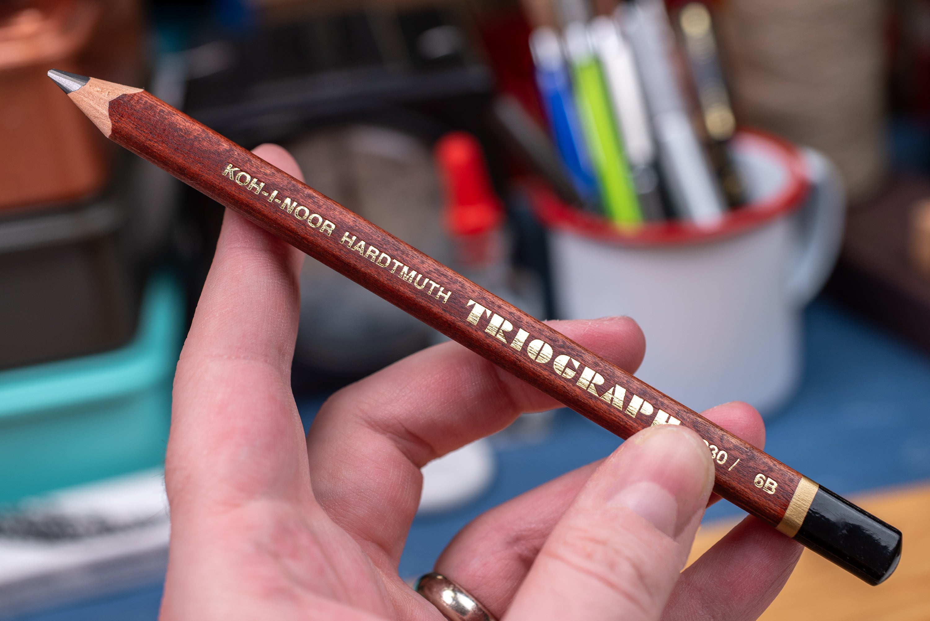 Triograph Jumbo Sketching Pencils, Set of 3