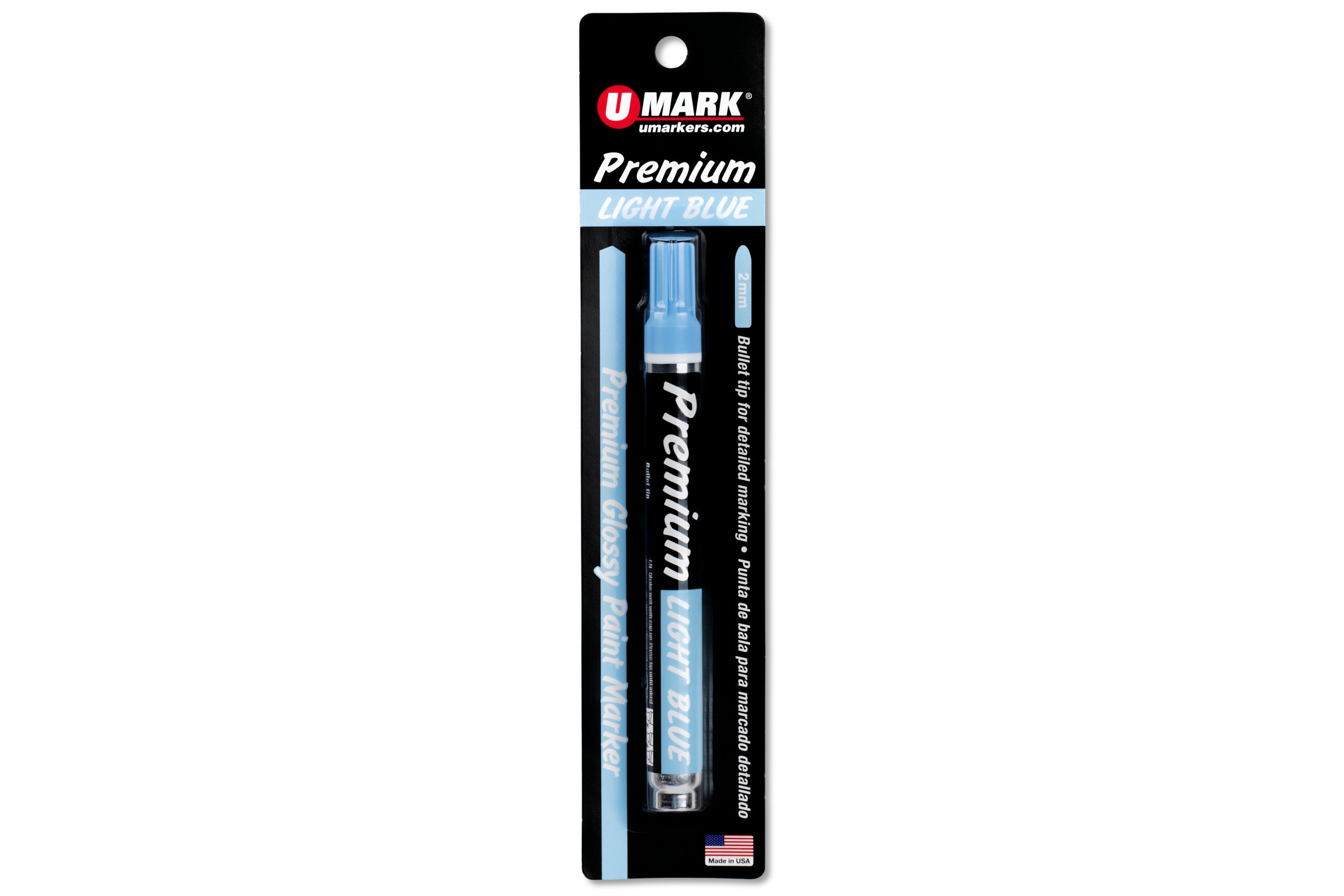 U-Mark Premium Paint Marker, Light Blue