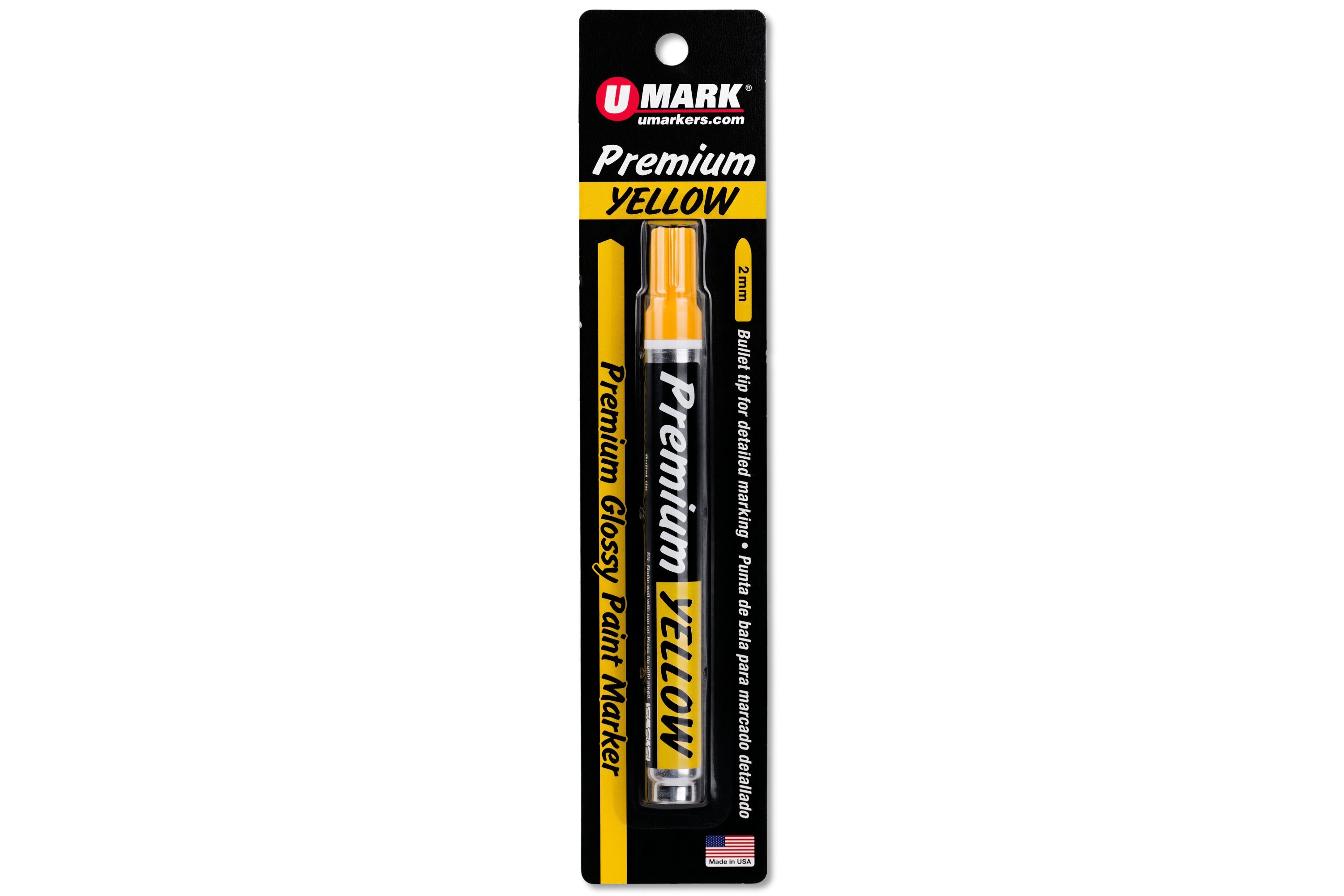 U-Mark Premium Paint Marker, Yellow
