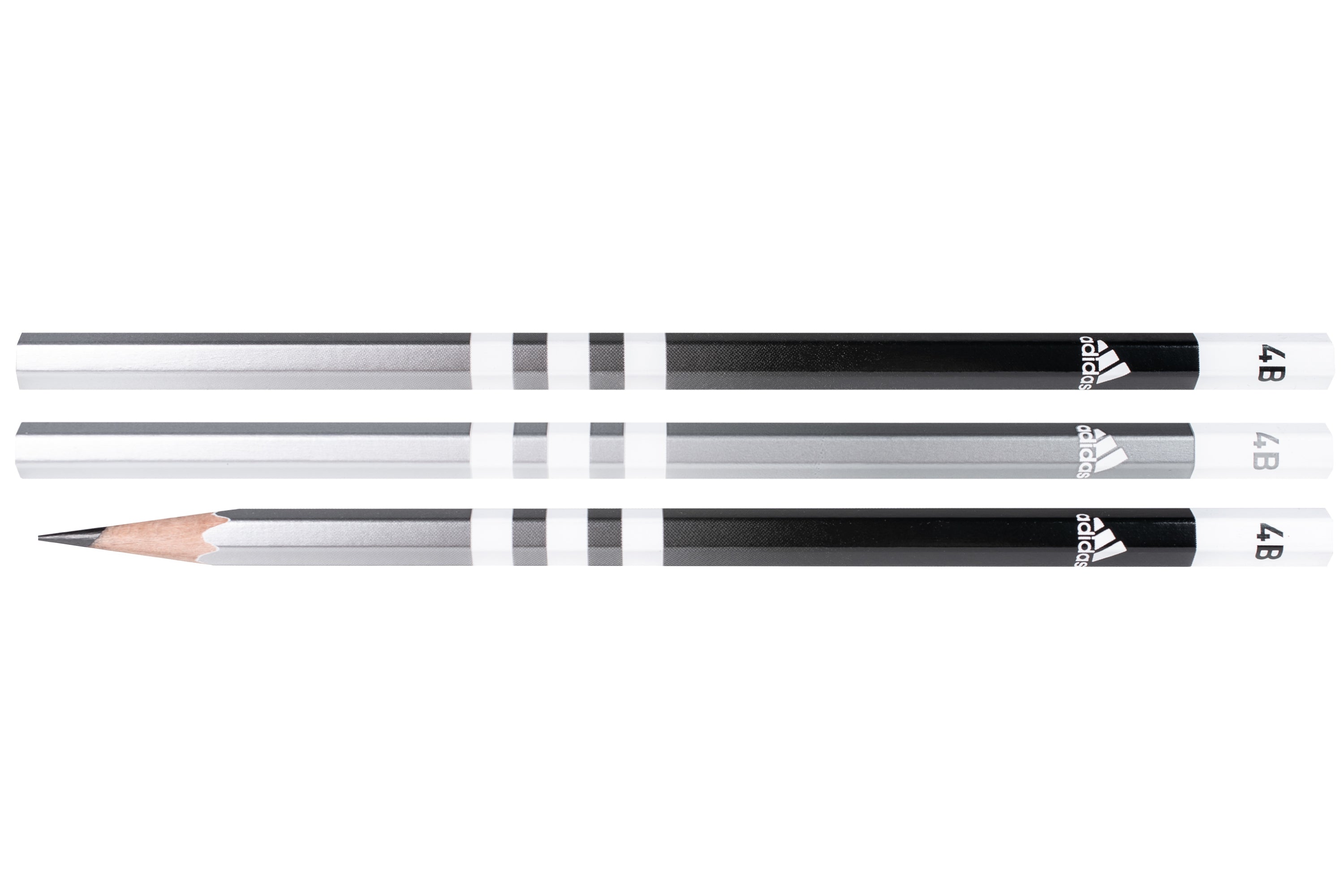 Mitsubishi ⨉ Adidas Pencils, 4B, Set of 3
