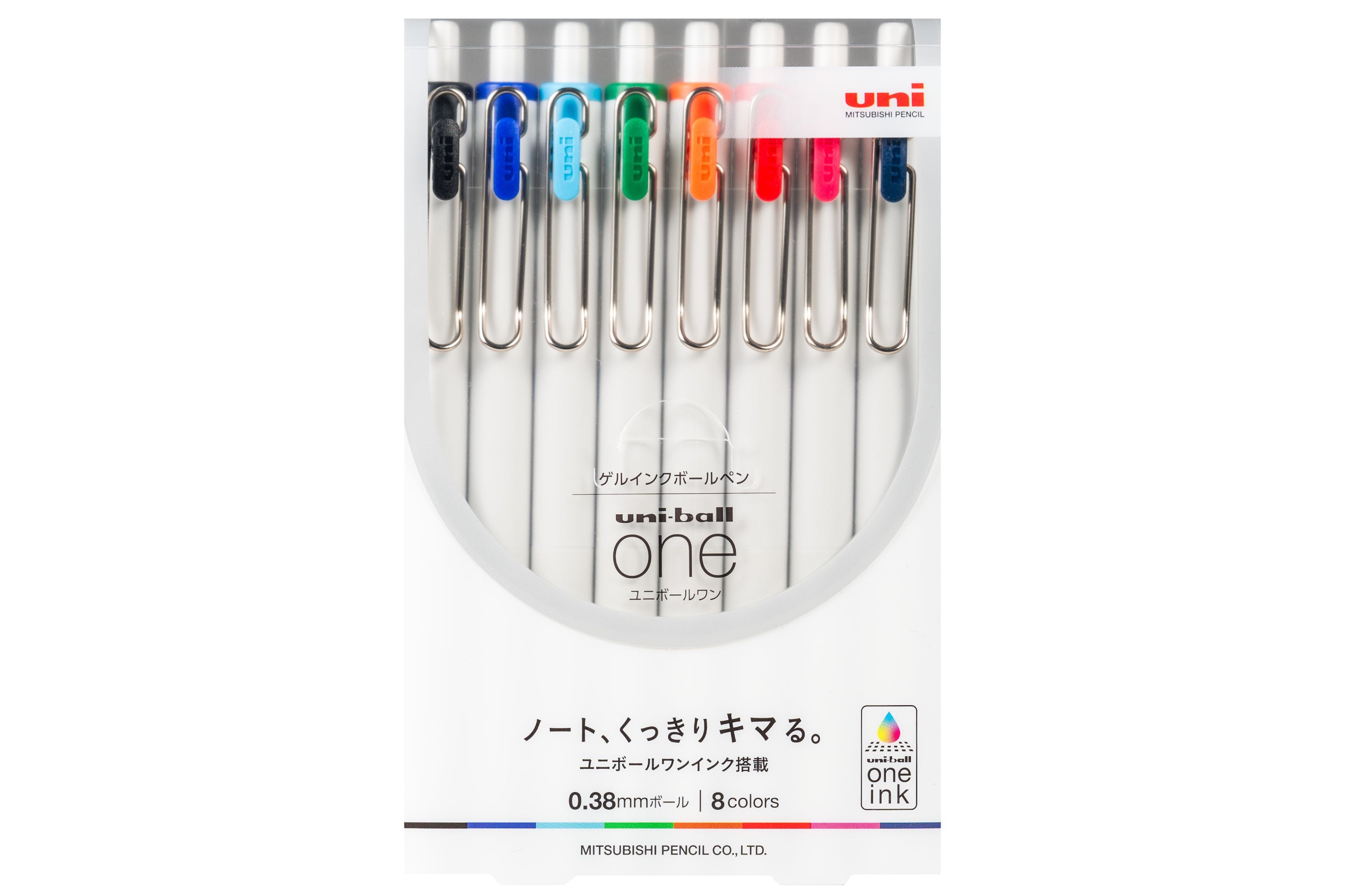 Uni-ball One Rollerball Pens, Extra Fine, Set of 8