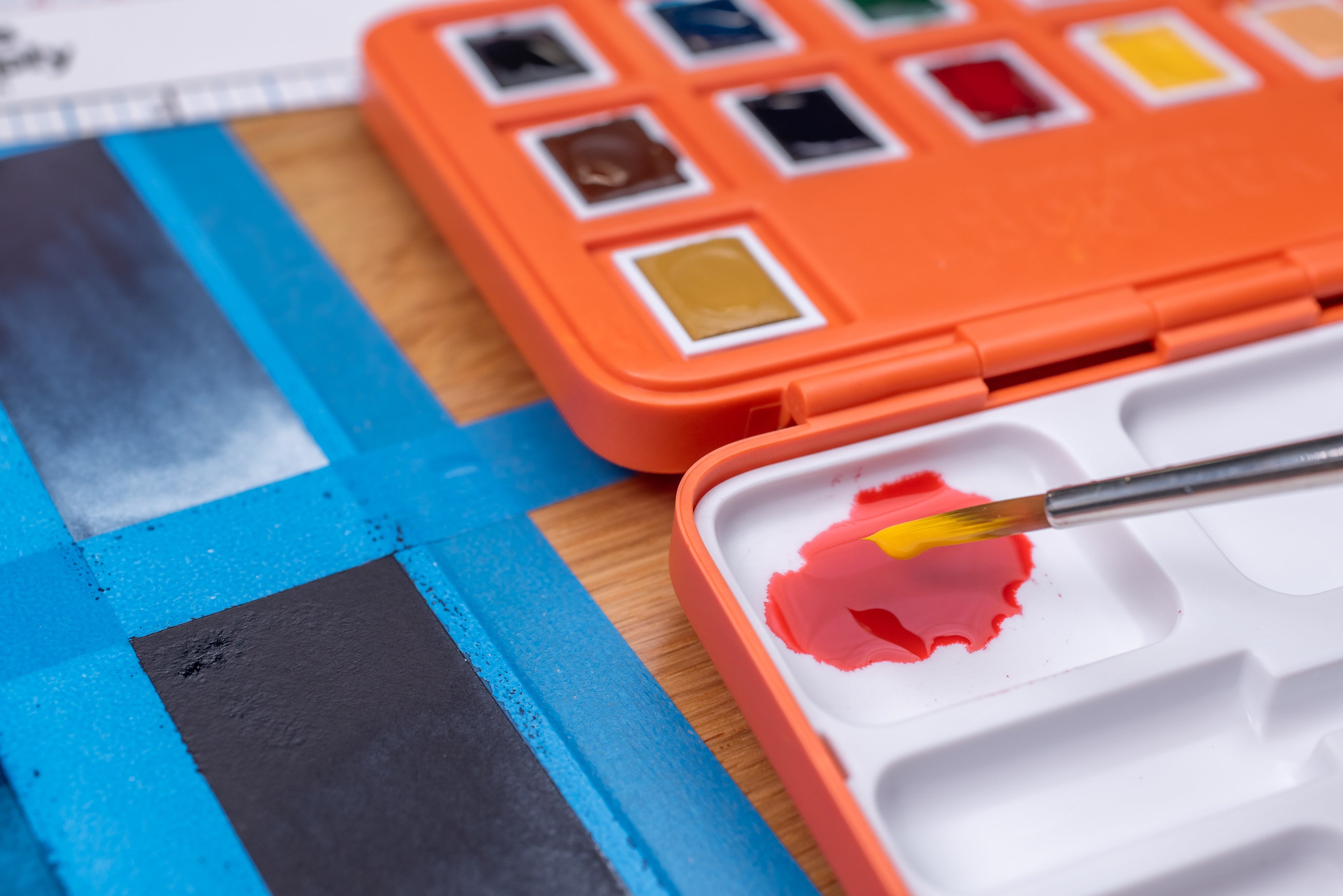 Van Gogh Watercolor Half Pan, #227 Yellow Ochre