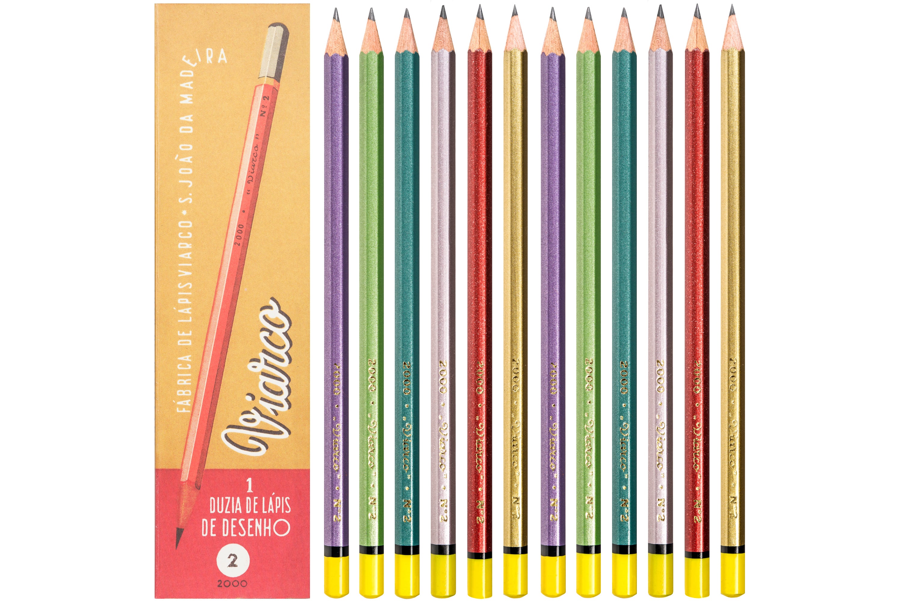 Viarco 2000 Pencils, HB, Box of 12