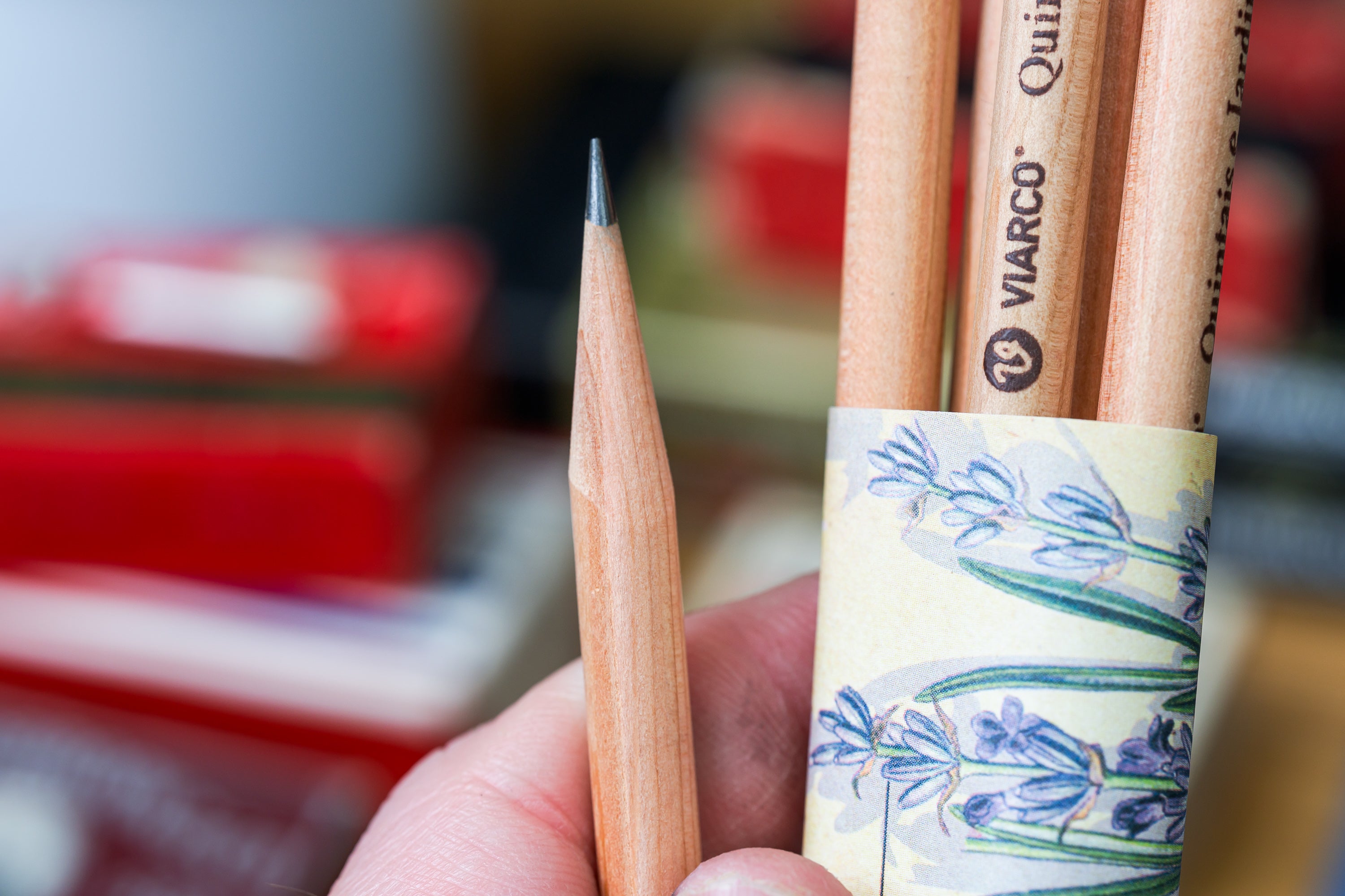 Scented Cedar Pencils, Field Lily, Set of 6