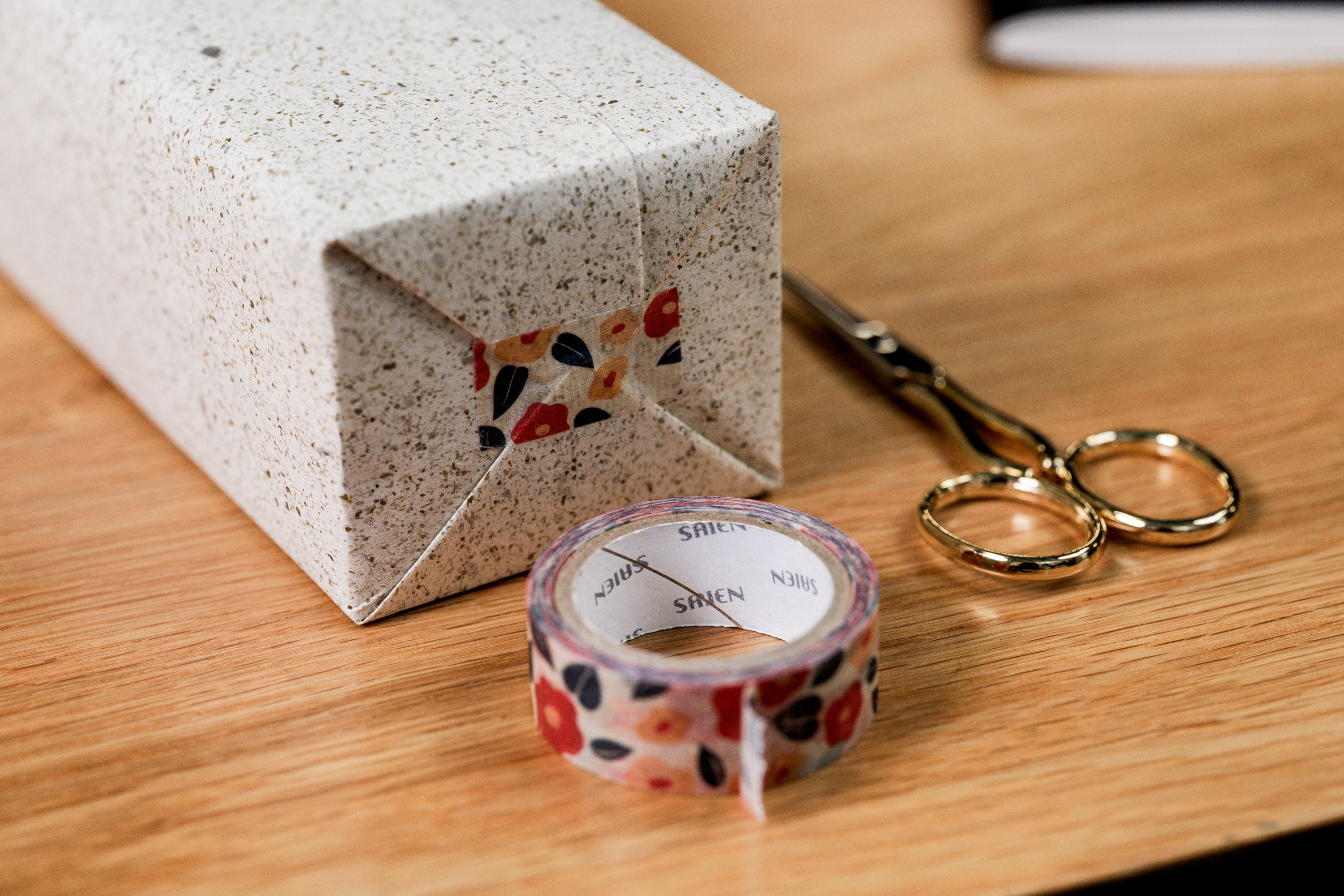 Tea Leaf Washi Paper, 5 Large Sheets