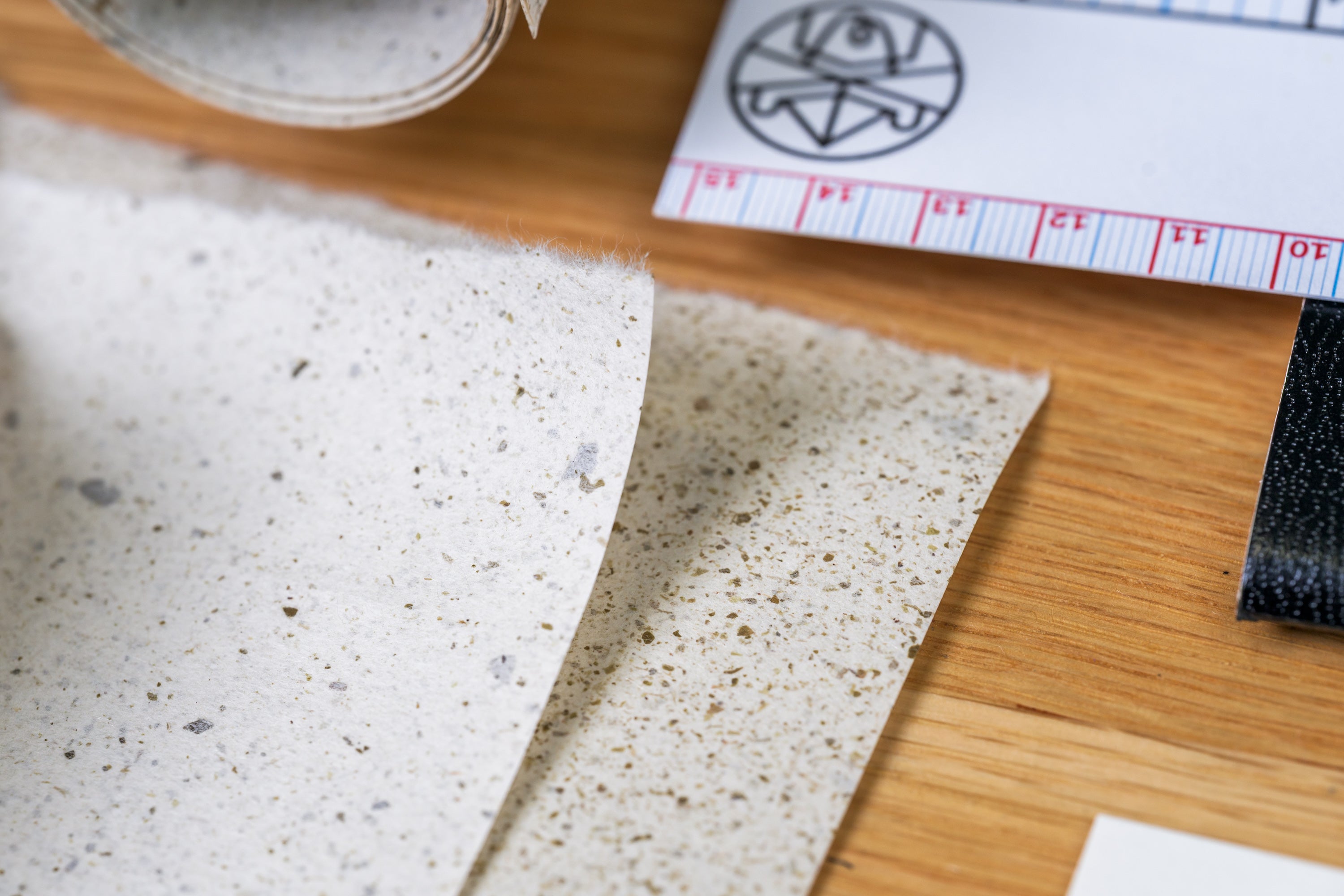 Tea Leaf Washi Paper, 5 Large Sheets