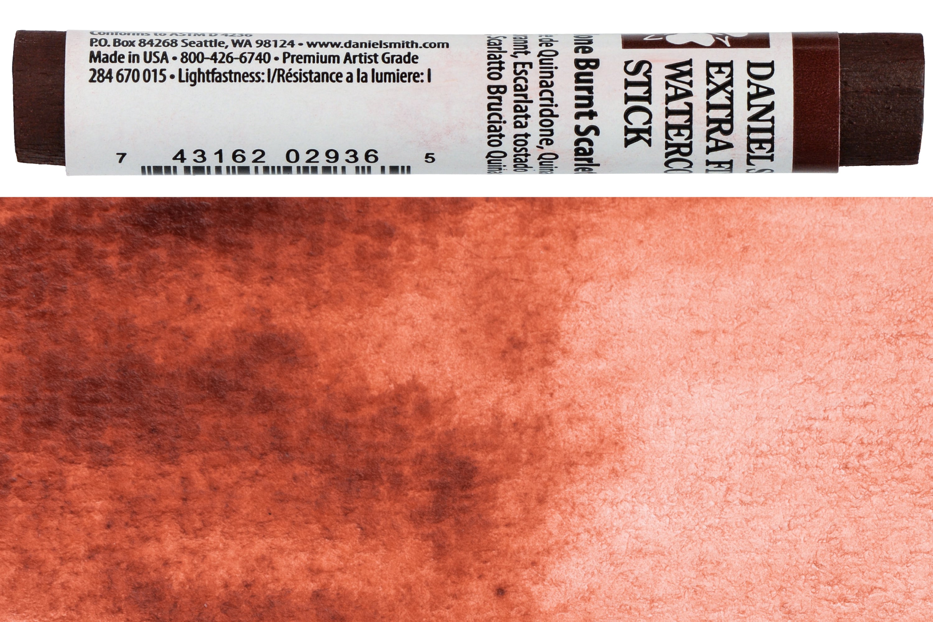 Extra Fine Watercolor Sticks, Quinacridone Burnt Scarlet