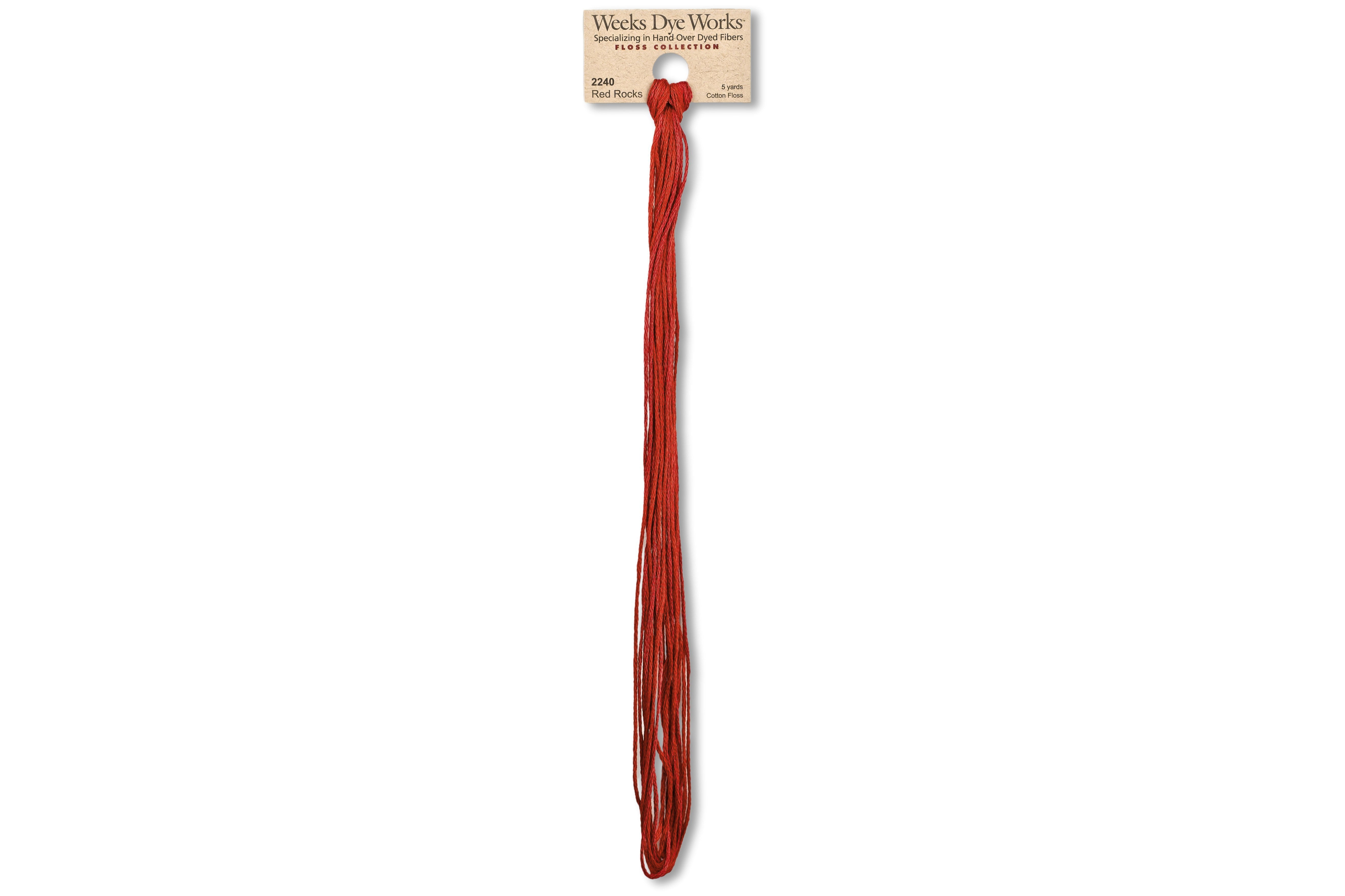 6-Strand Embroidery Floss, #2240 Red Rocks