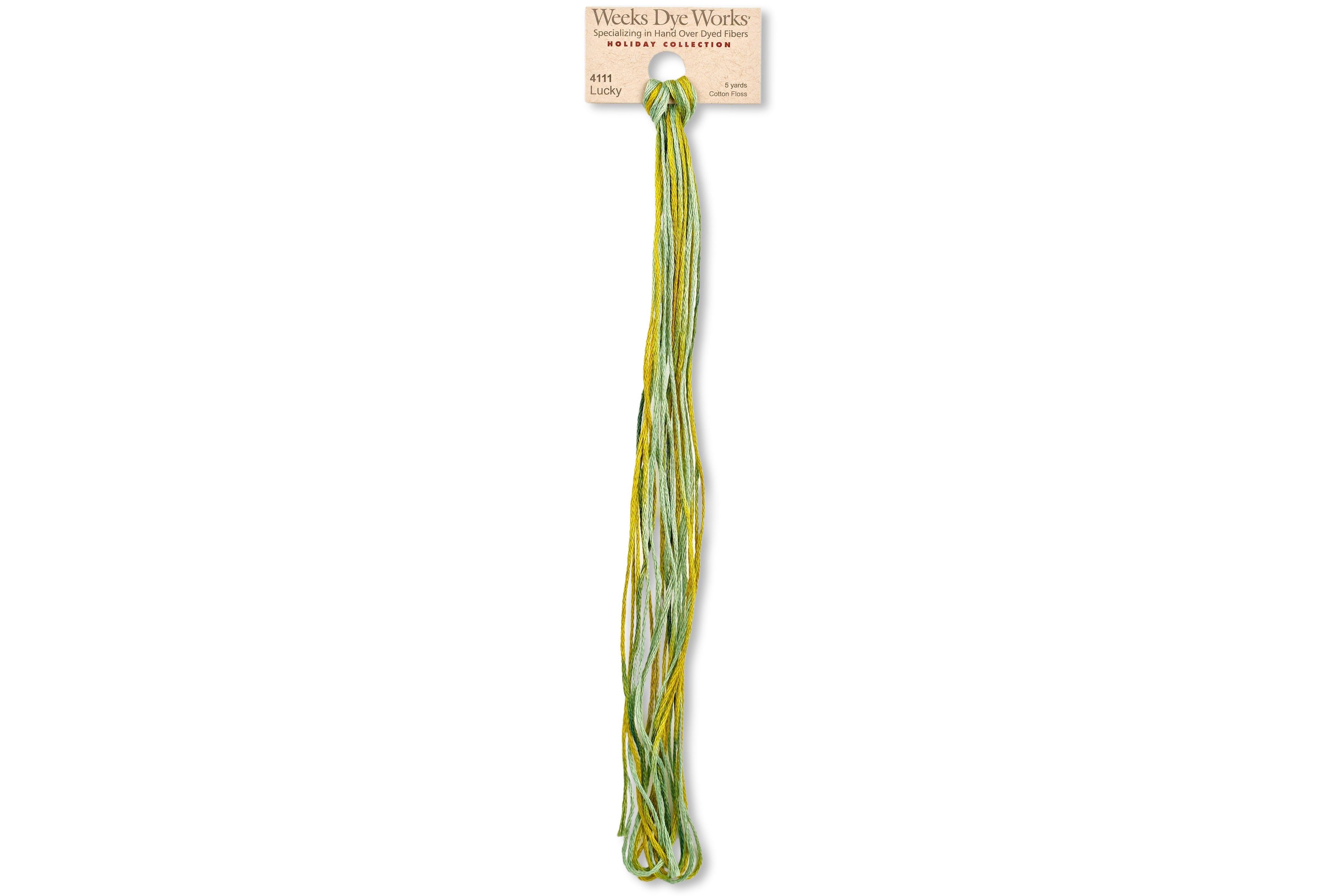6-Strand Embroidery Floss, #4111 Lucky