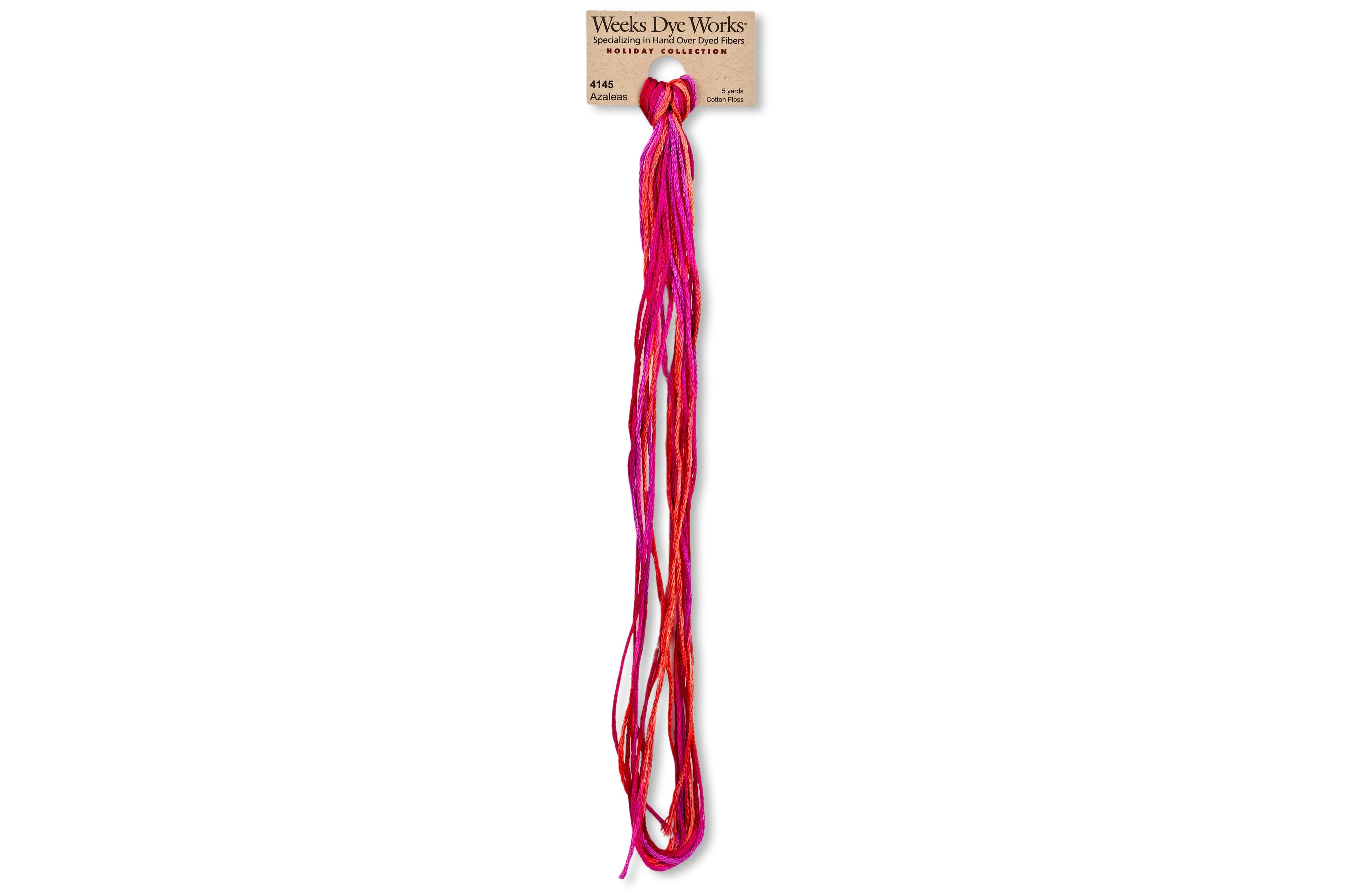 6-Strand Embroidery Floss, #4145 Azaleas