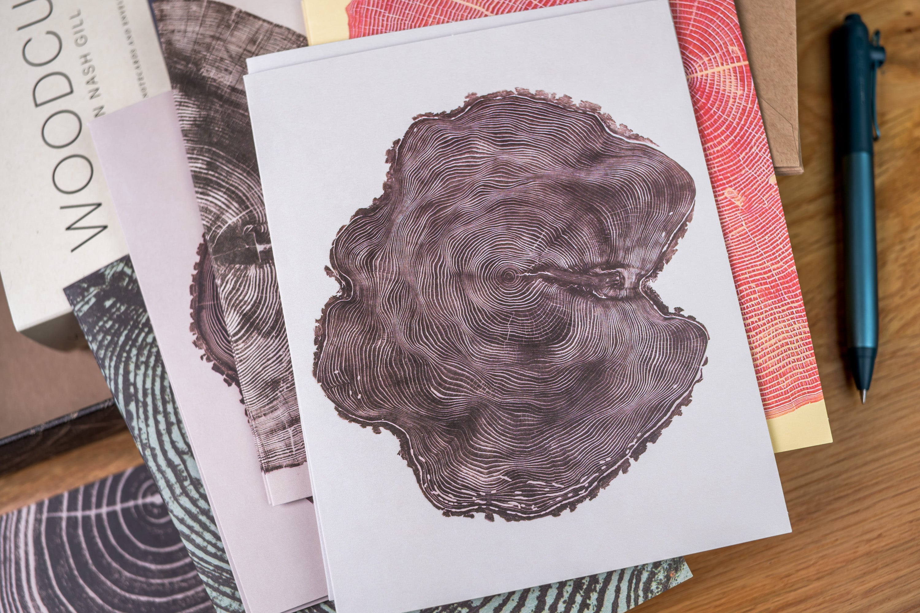 Woodcut Notecards