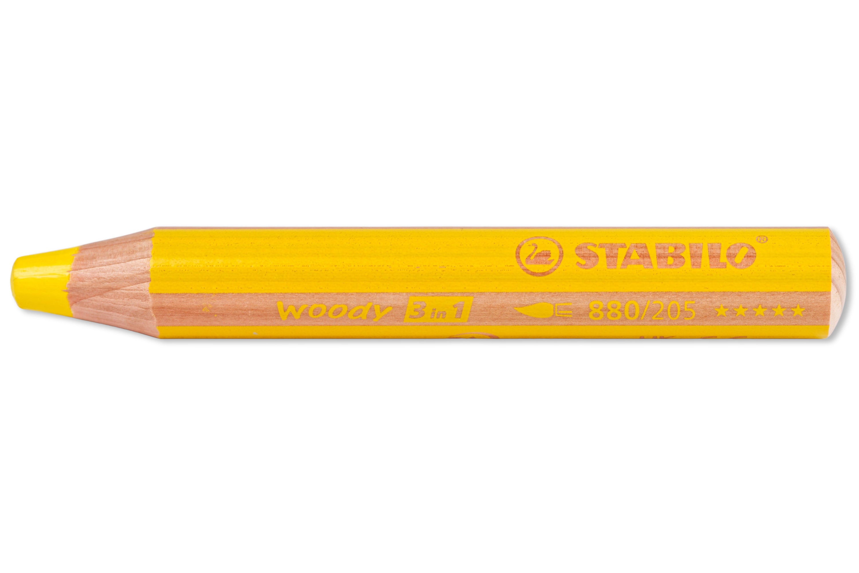 Woody 3-in-1 Pencil, #205 Yellow